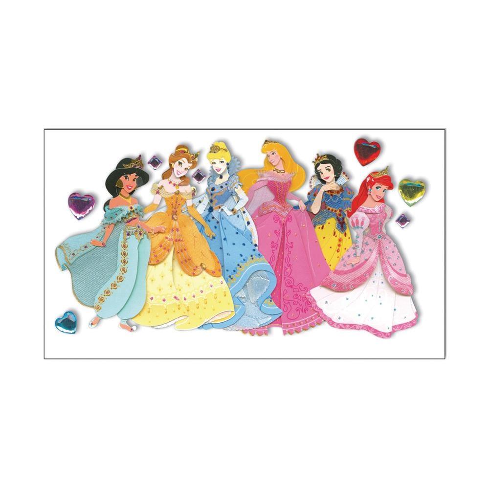 Multi Disney Princess Collection Scrapbook Dimensional Embellishment by Jolee's Boutique - Scrapbook Supply Companies