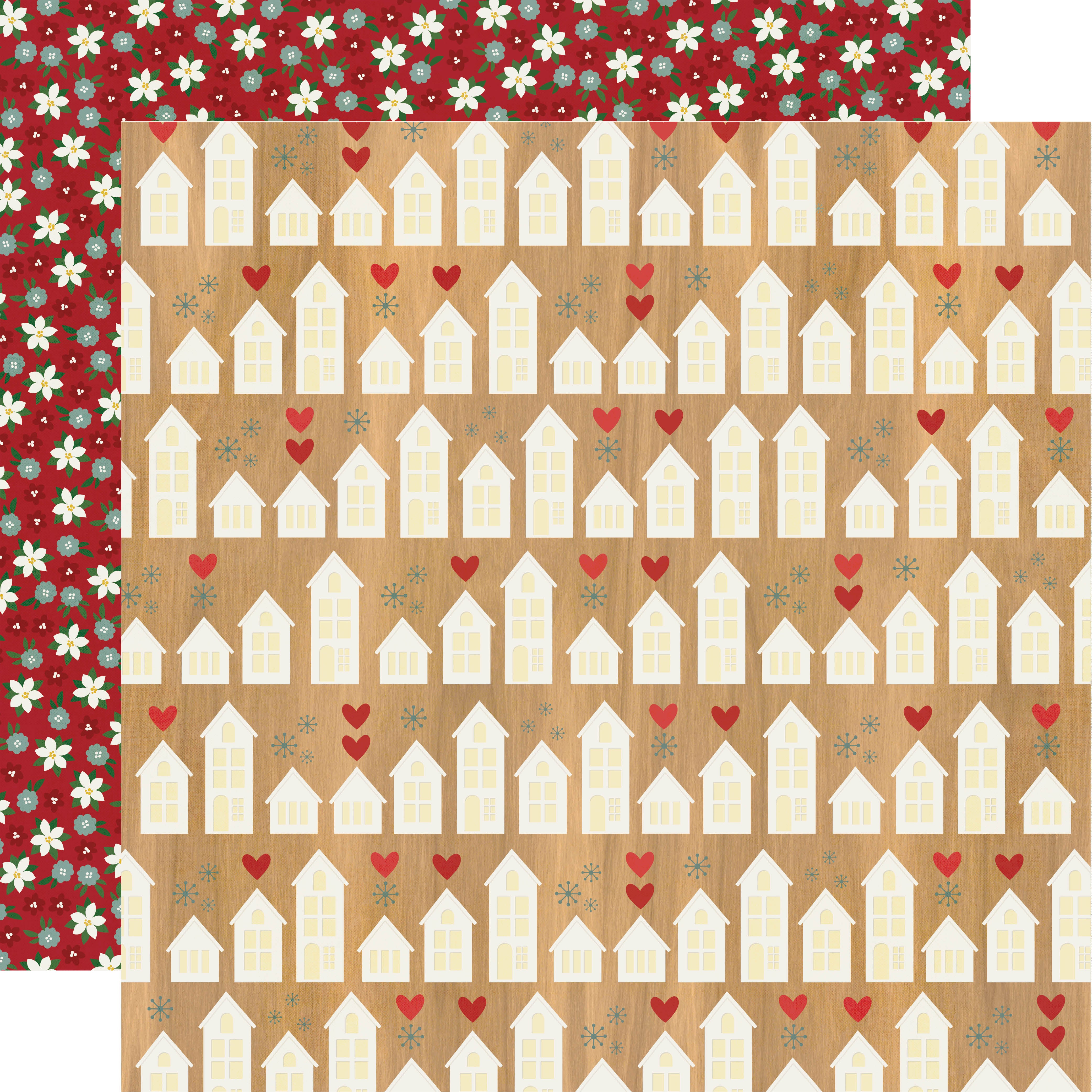 Hearth & Holiday Collection 12 x 12 Scrapbook Paper & Sticker Collection Kit by Simple Stories