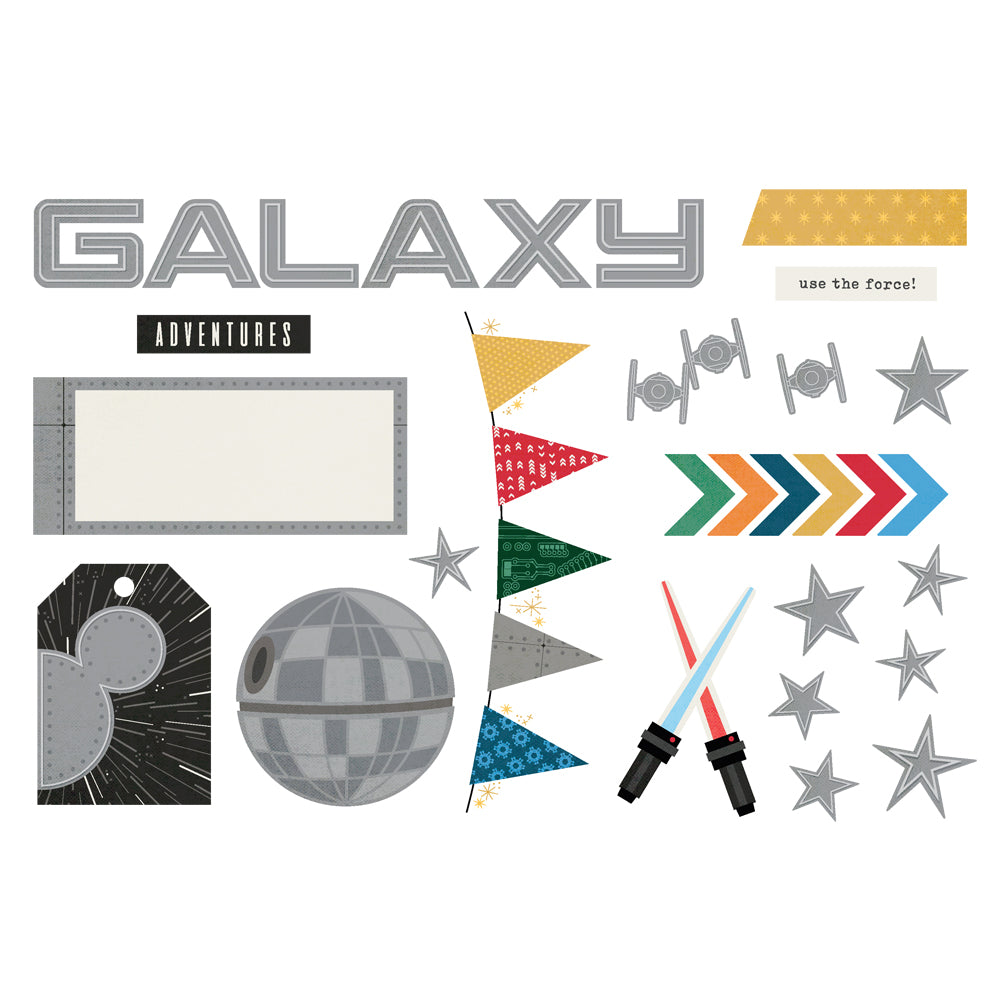 Say Cheese Galaxy Collection Simple Pages Page Pieces by Simple Stories