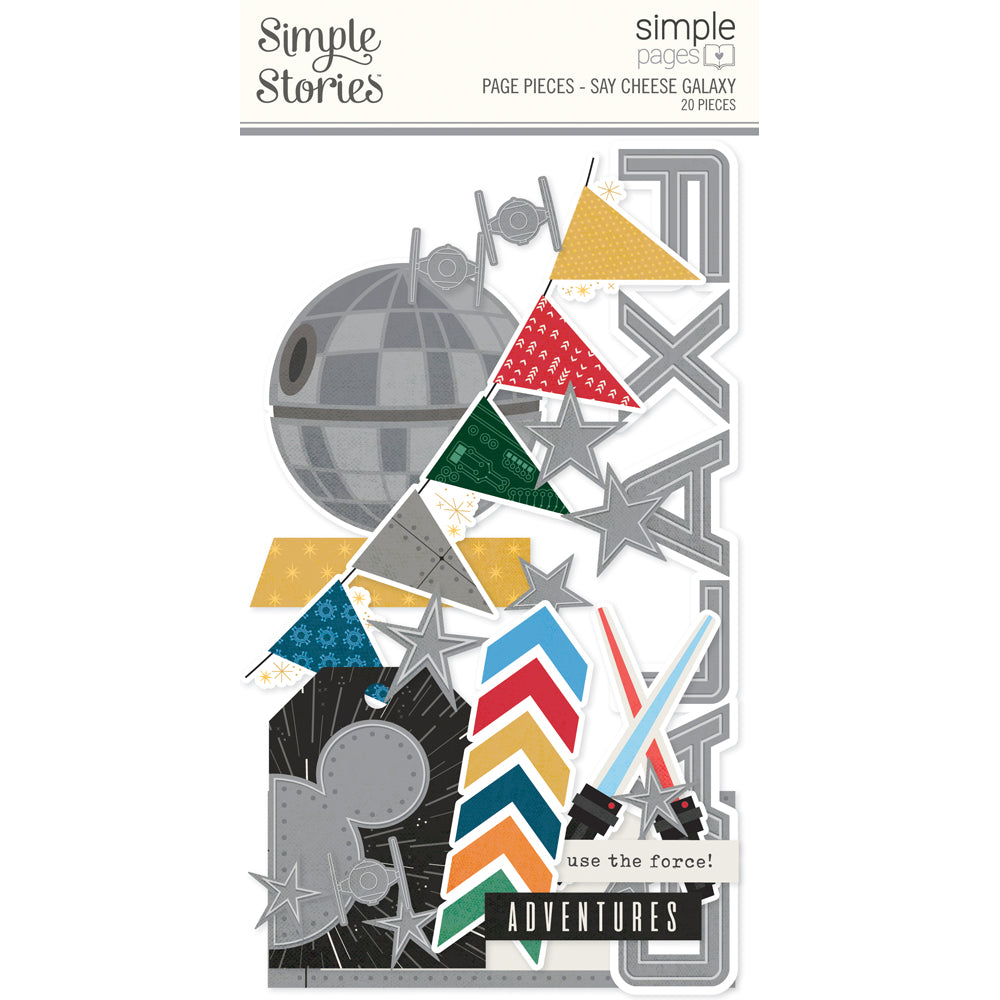 Say Cheese Galaxy Collection Simple Pages Page Pieces by Simple Stories