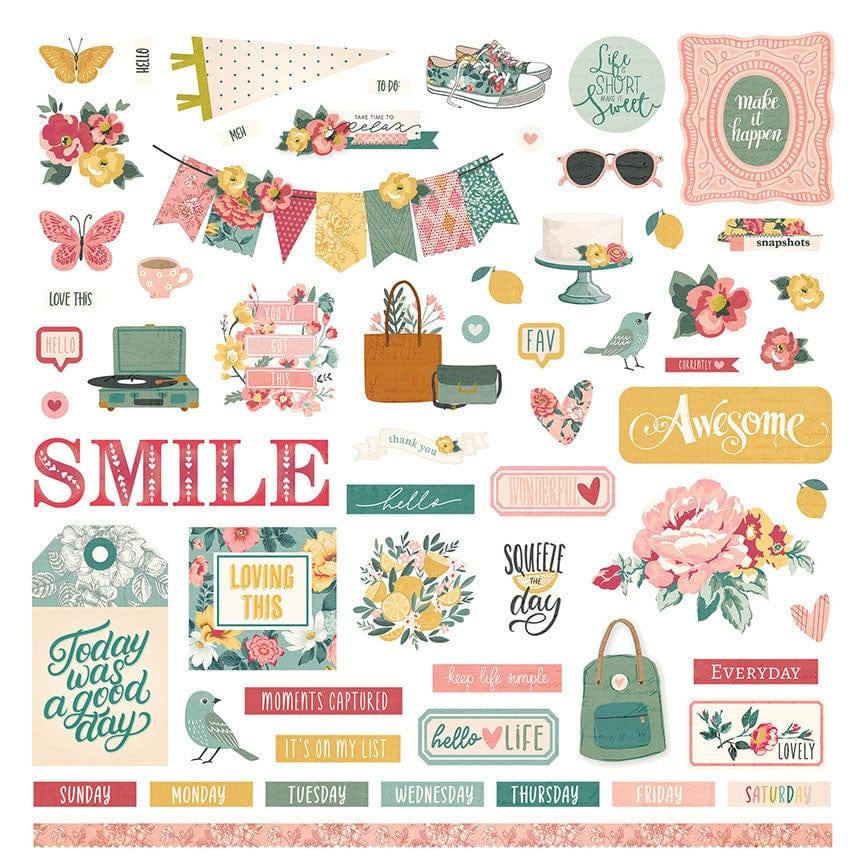 Photo Play Paper I Hello Lovely Scrapbook Stickers photo-play-paper-i-hello-lovely-scrapbook-stickers