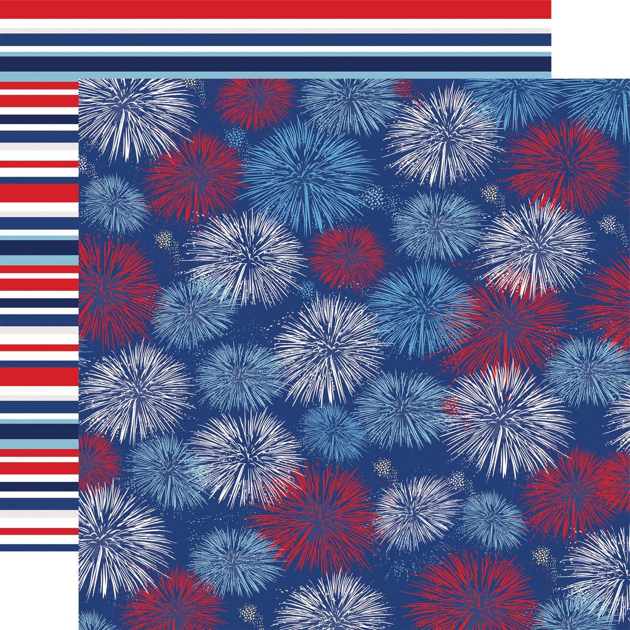 Fourth of July Collection Celebrating Freedom 12 x 12 Double-Sided Scrapbook Paper by Carta Bella