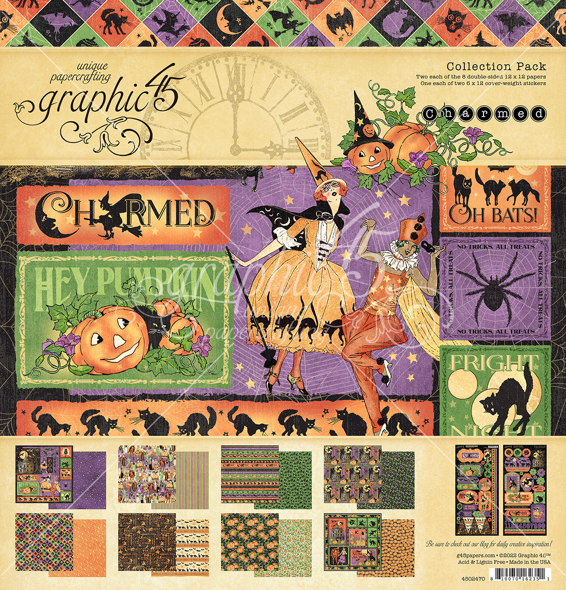 Charmed Collection 12 x 12 Scrapbook Collection Pack by Graphic 45