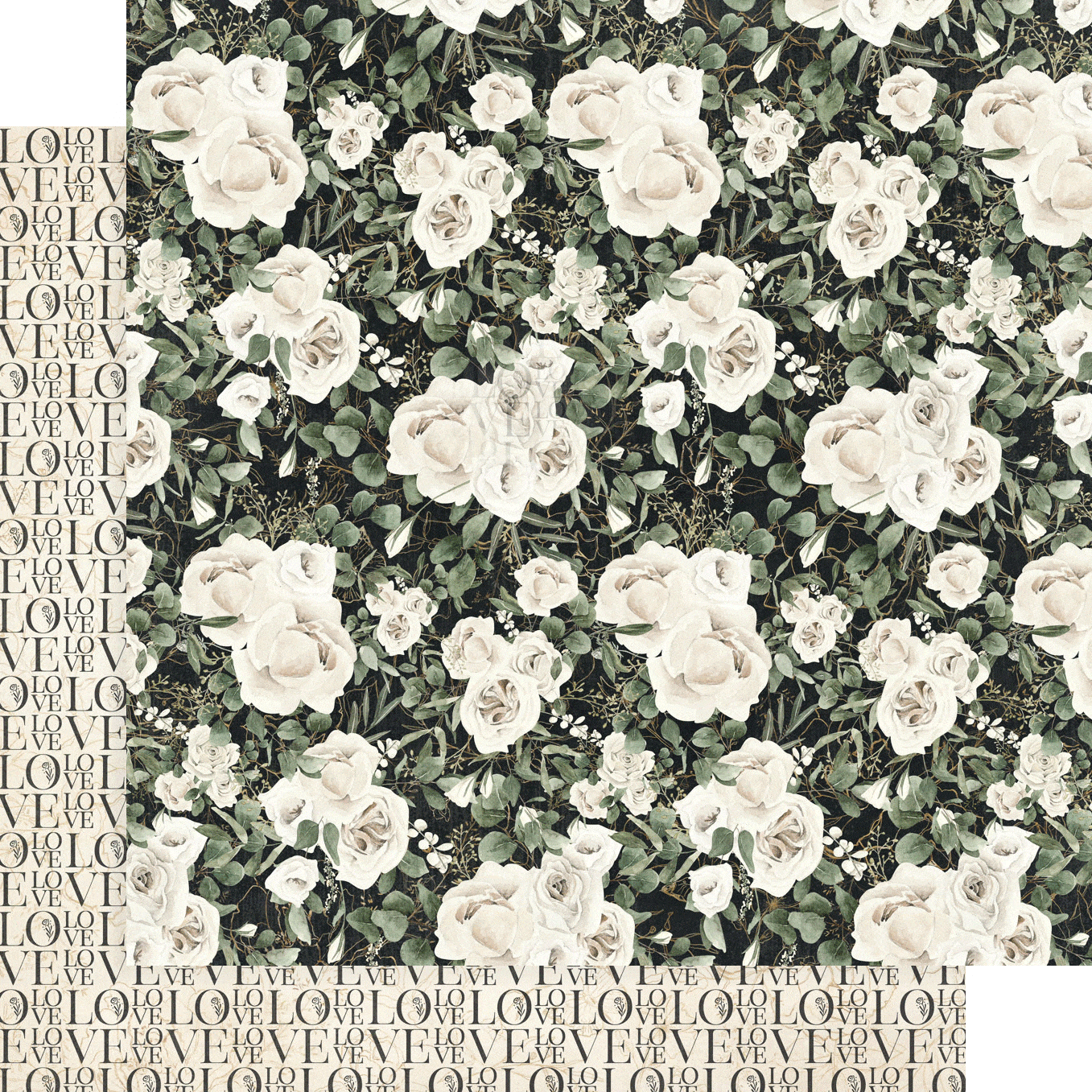 Black and White Scrapbook Paper - Graphics / Patterns