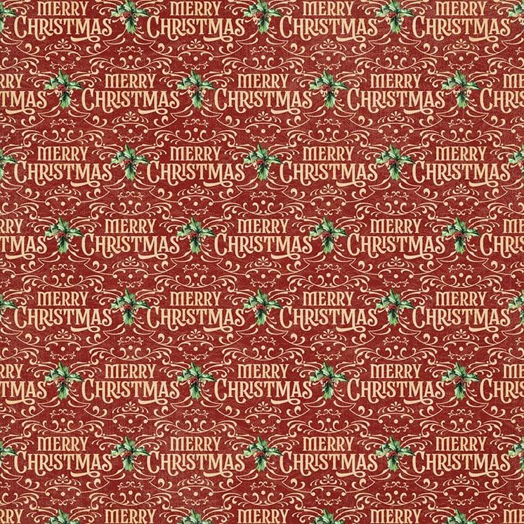 Letters To Santa Collection Season's Greetings 12 x 12 Double-Sided Scrapbook Paper by Graphic 45 - Scrapbook Supply Companies