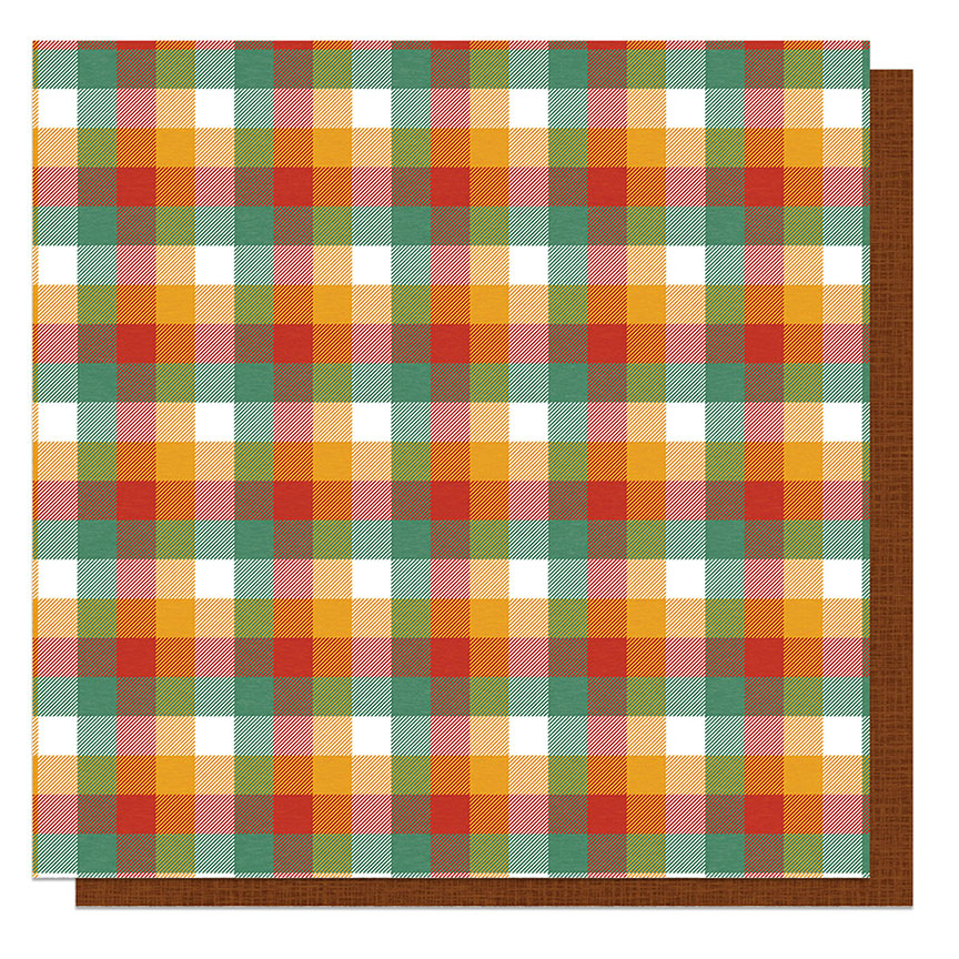 Autumn Vibes Collection Crisp Air 12 x 12 Double-Sided Scrapbook Paper by Photo Play