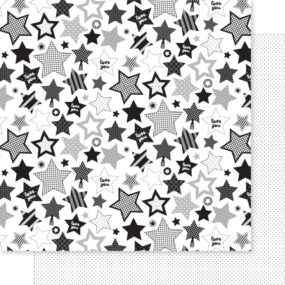 Cap & Gown Collection Reach For The Stars 12 x 12 Double-Sided Scrapbook Paper by Doodlebug Design - Scrapbook Supply Companies