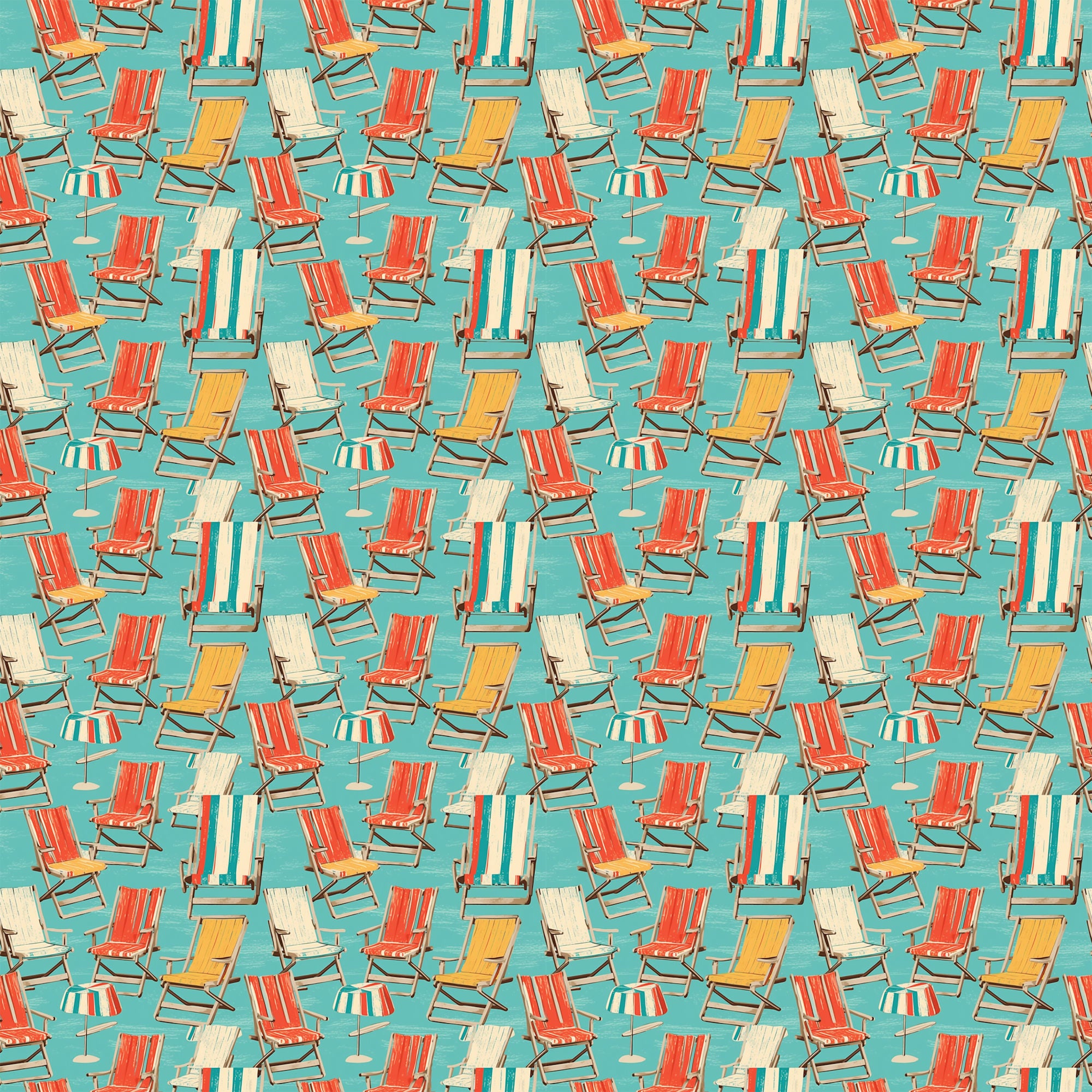 Beach Party Collection Beach Drinks 12 x 12 Double-Sided Scrapbook Paper by SSC Designs