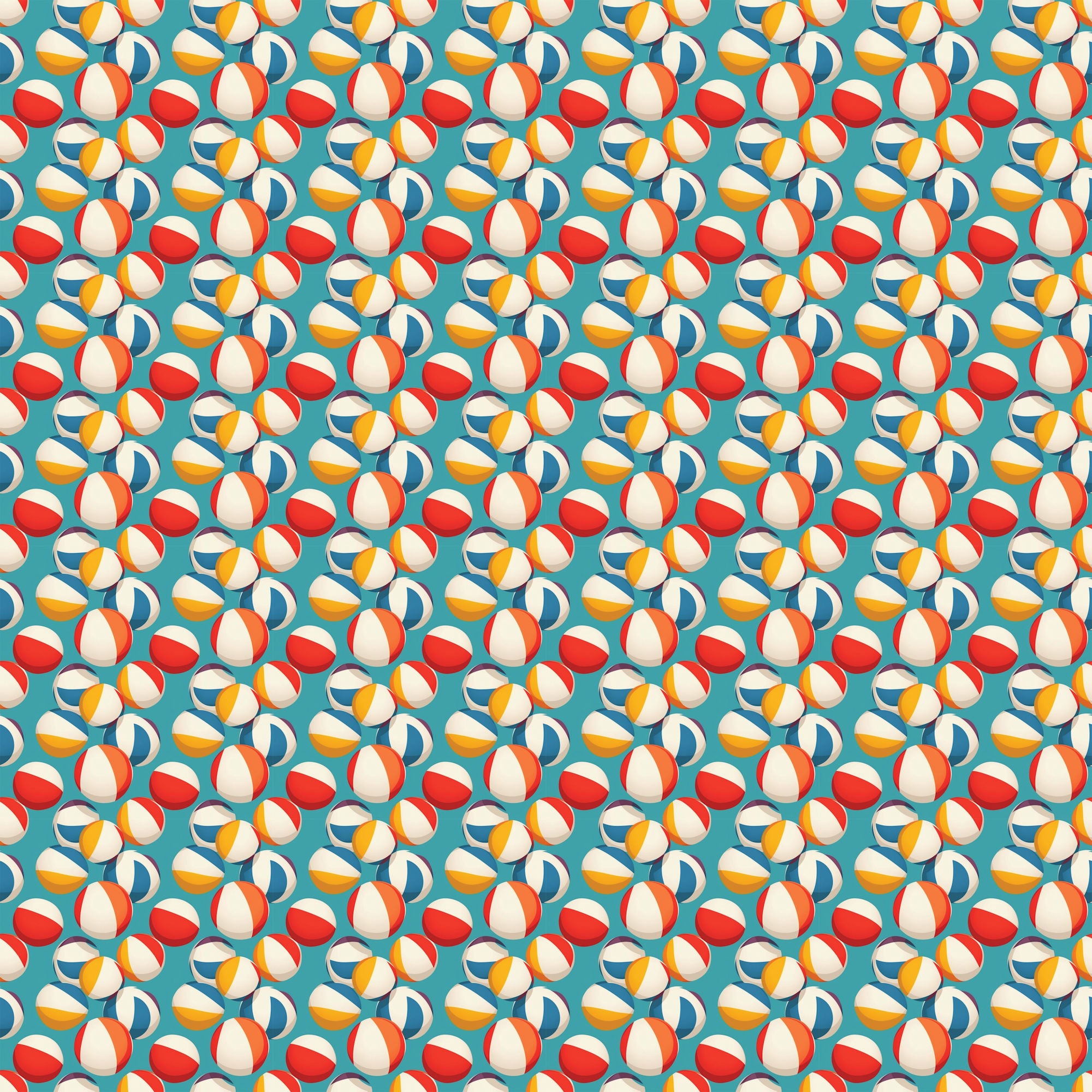 Beach Party Collection Sandcastles 12 x 12 Double-Sided Scrapbook Paper by SSC Designs