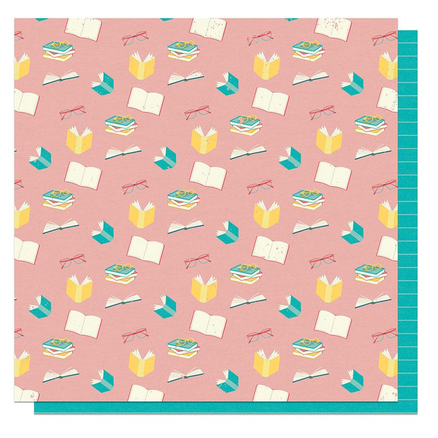 Book Club Collection Books Galore 12 x 12 Double-Sided Scrapbook Paper by Photo Play Paper - Scrapbook Supply Companies
