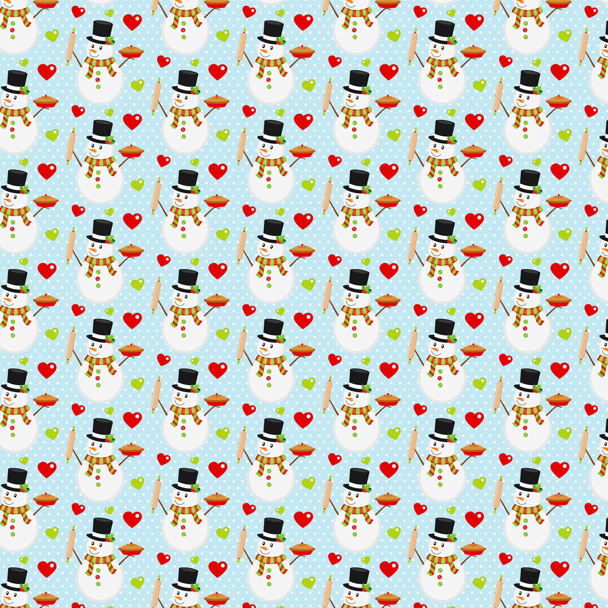 Christmas Baking Collection Hot Cocoa 12 x 12 Double-Sided Scrapbook Paper by SSC Designs