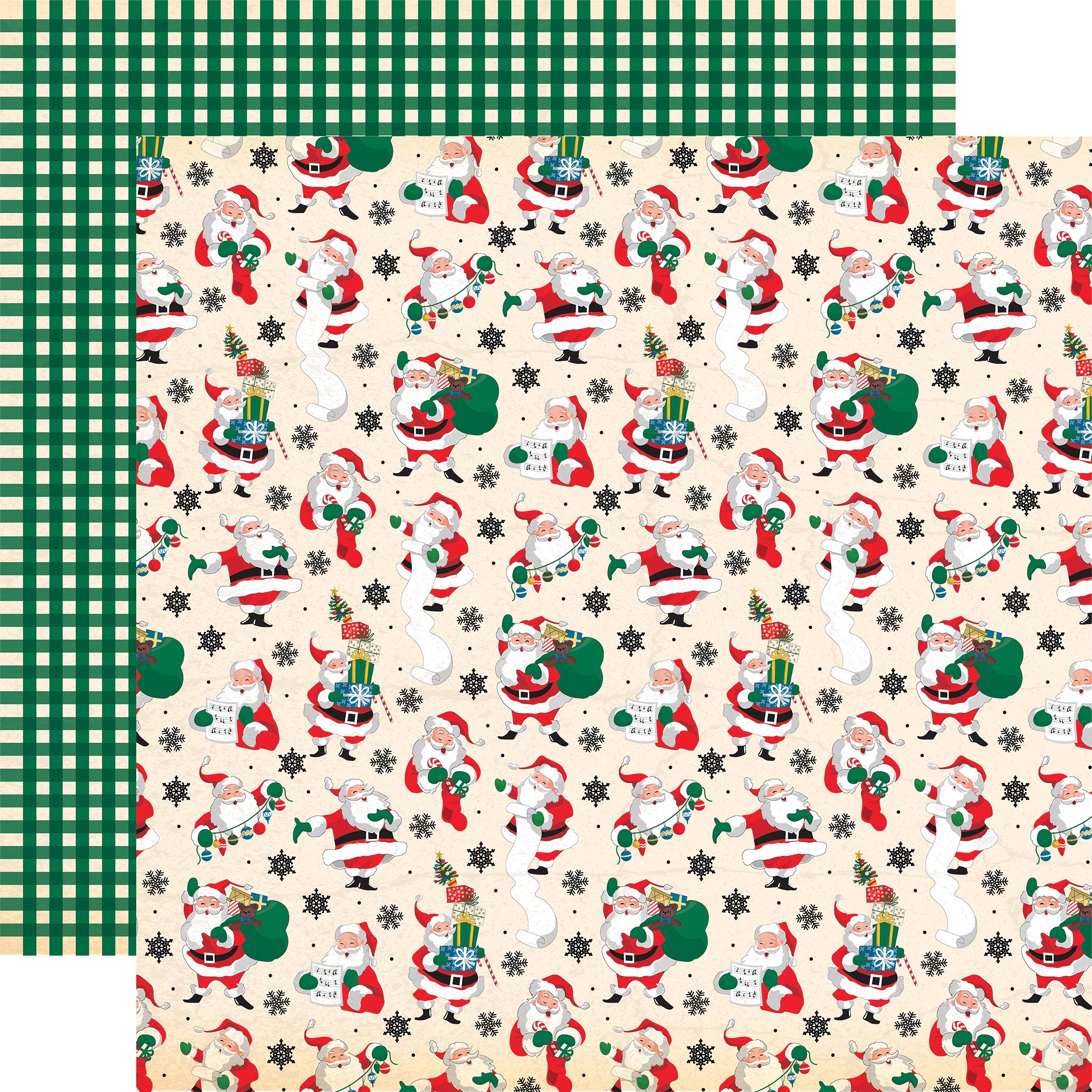 Season's Greetings Collection Christmas Is Coming 12 x 12 Double-Sided Scrapbook Paper by Carta Bella
