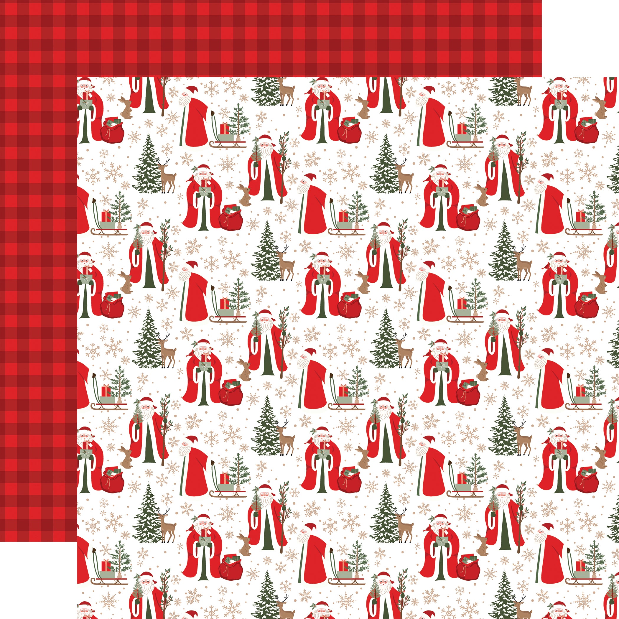 Christmas Time Collection Magical Christmas 12 x 12 Double-Sided Scrapbook Paper by Echo Park Paper
