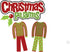 Christmas Pajamas Title & Pajamas Laser Die Cut Scrapbook Embellishment Set by SSC Laser Designs