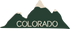 Colorado Collection Colorado Mountains 5.5 x 2.25 Laser Cut by SSC Laser Designs