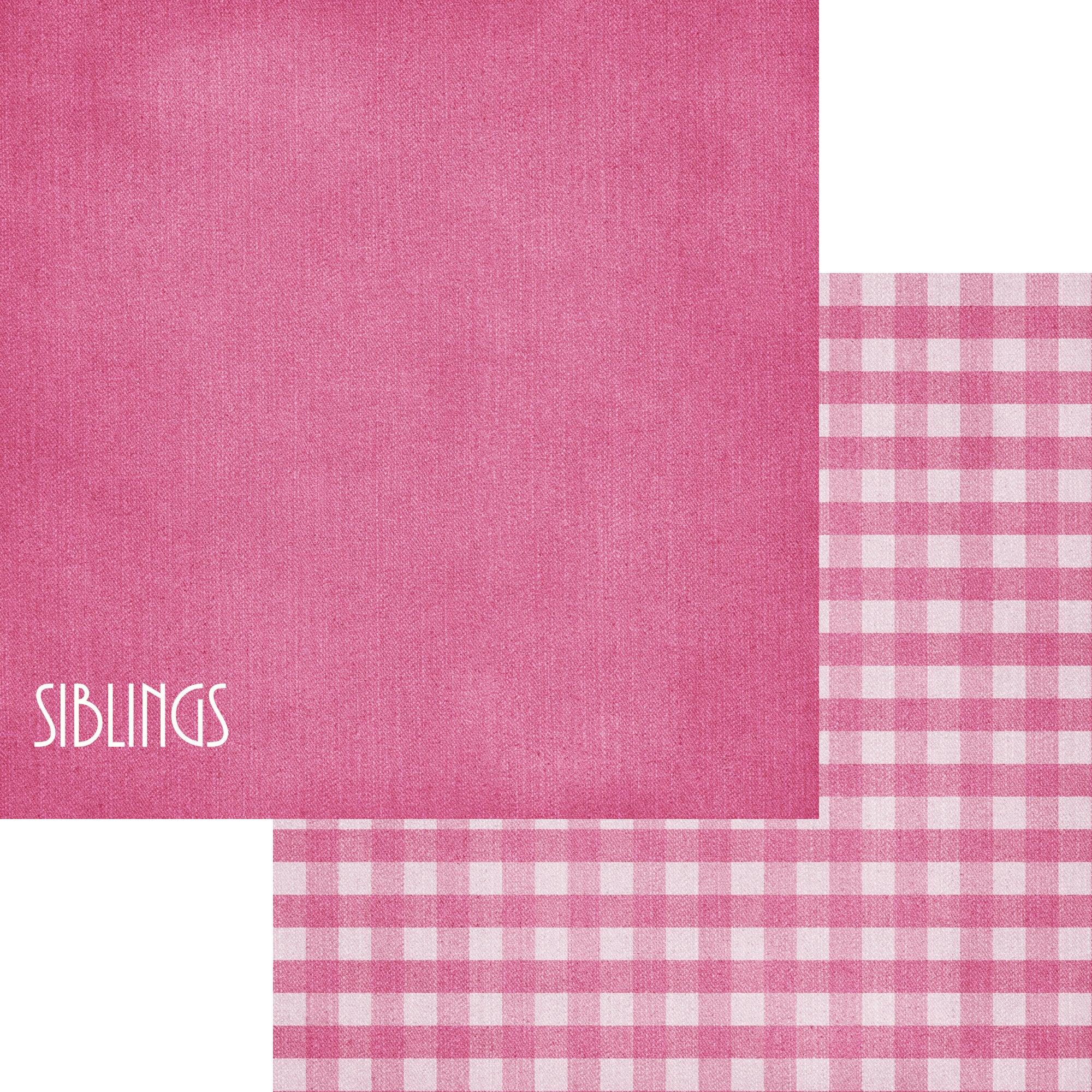 Family Collection Siblings 12 x 12 Double-Sided Scrapbook Paper by SSC Designs