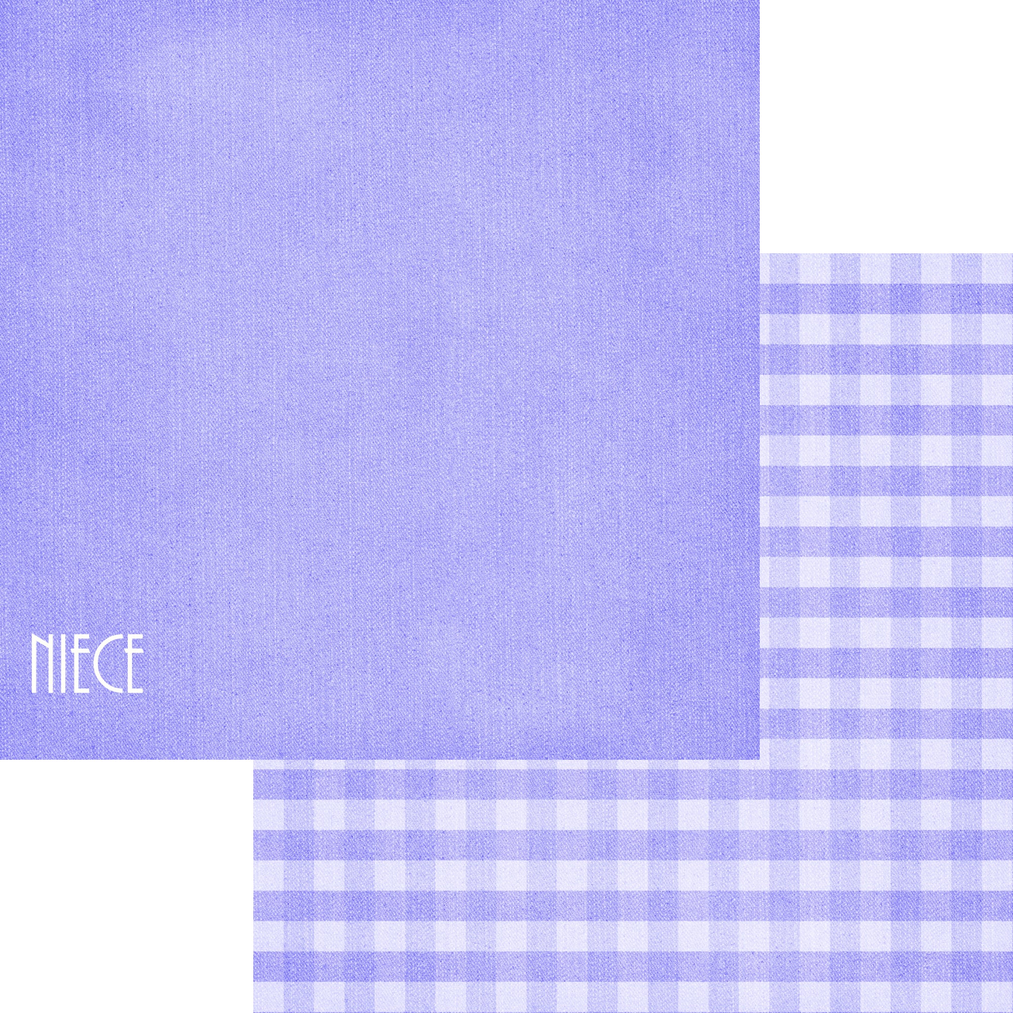 Family Collection Niece 12 x 12 Double-Sided Scrapbook Paper by SSC Designs