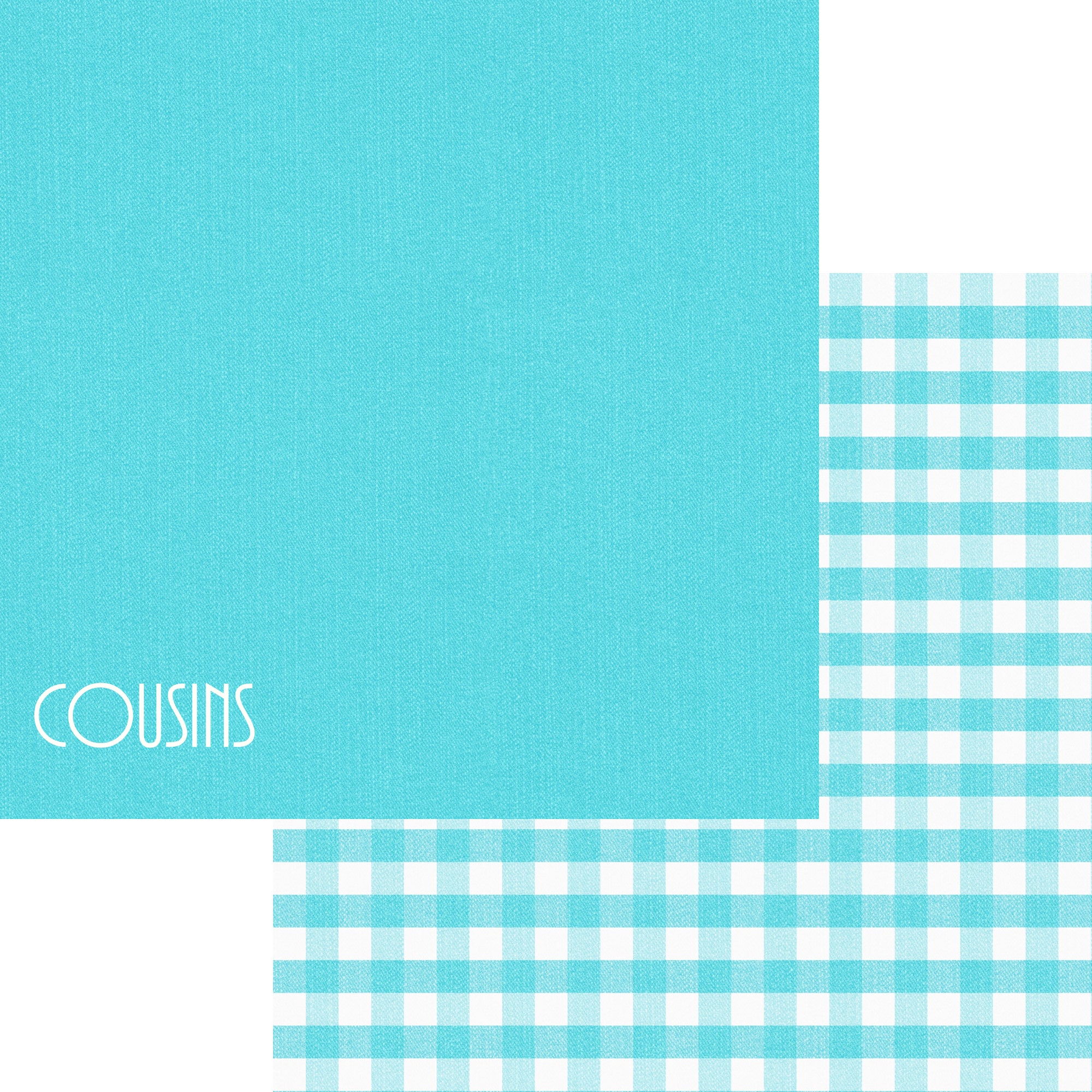 Family Collection Cousins 12 x 12 Double-Sided Scrapbook Paper by SSC Designs