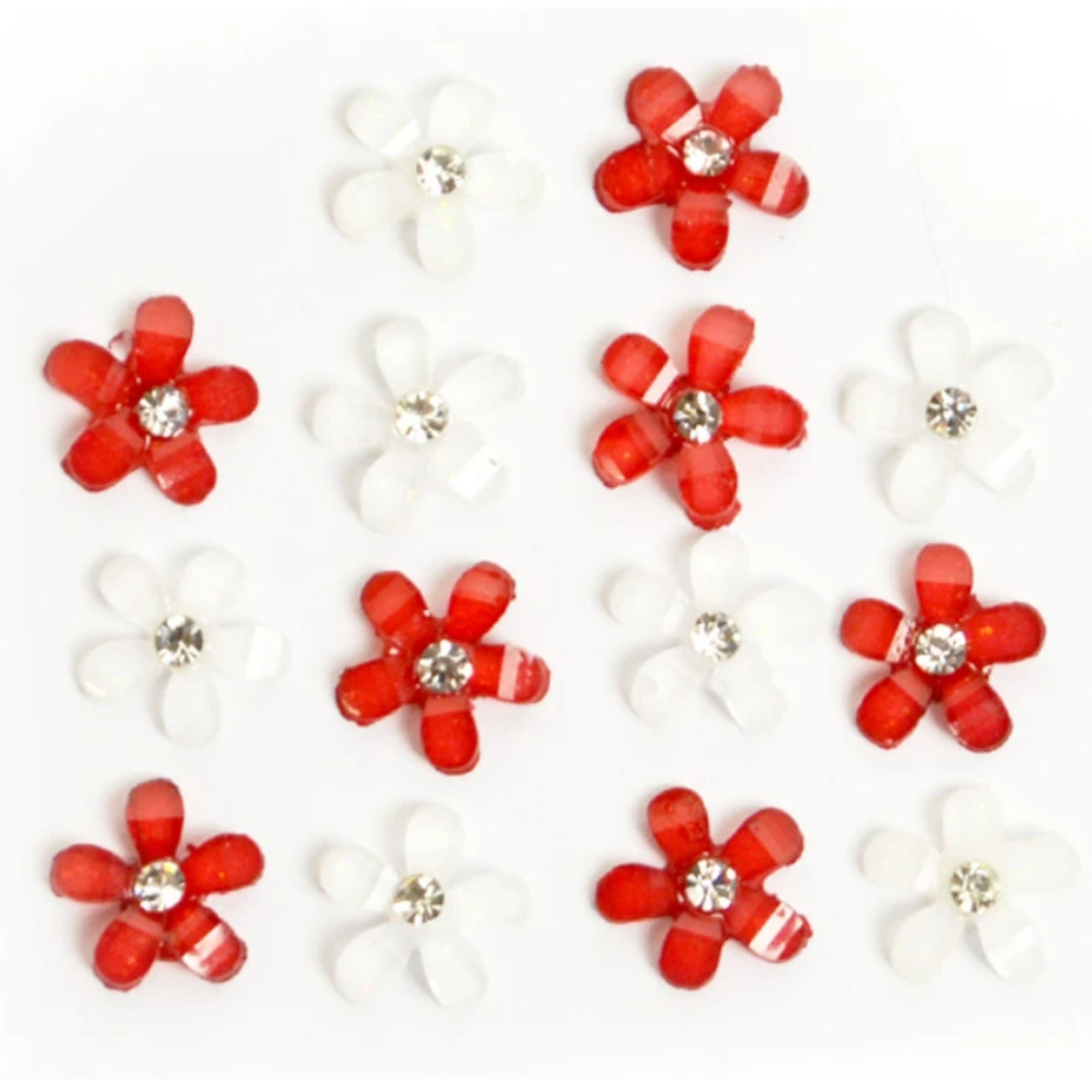 Dress it Up Collection Flowers For You 10mm Flatback Rhinestone Scrapbook Embellishments by Jesse James Buttons