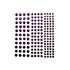 Basically Bling Collection 3, 4 & 5 mm Grape Gem Scrapbook Embellishments by SSC Designs - 172 Pieces