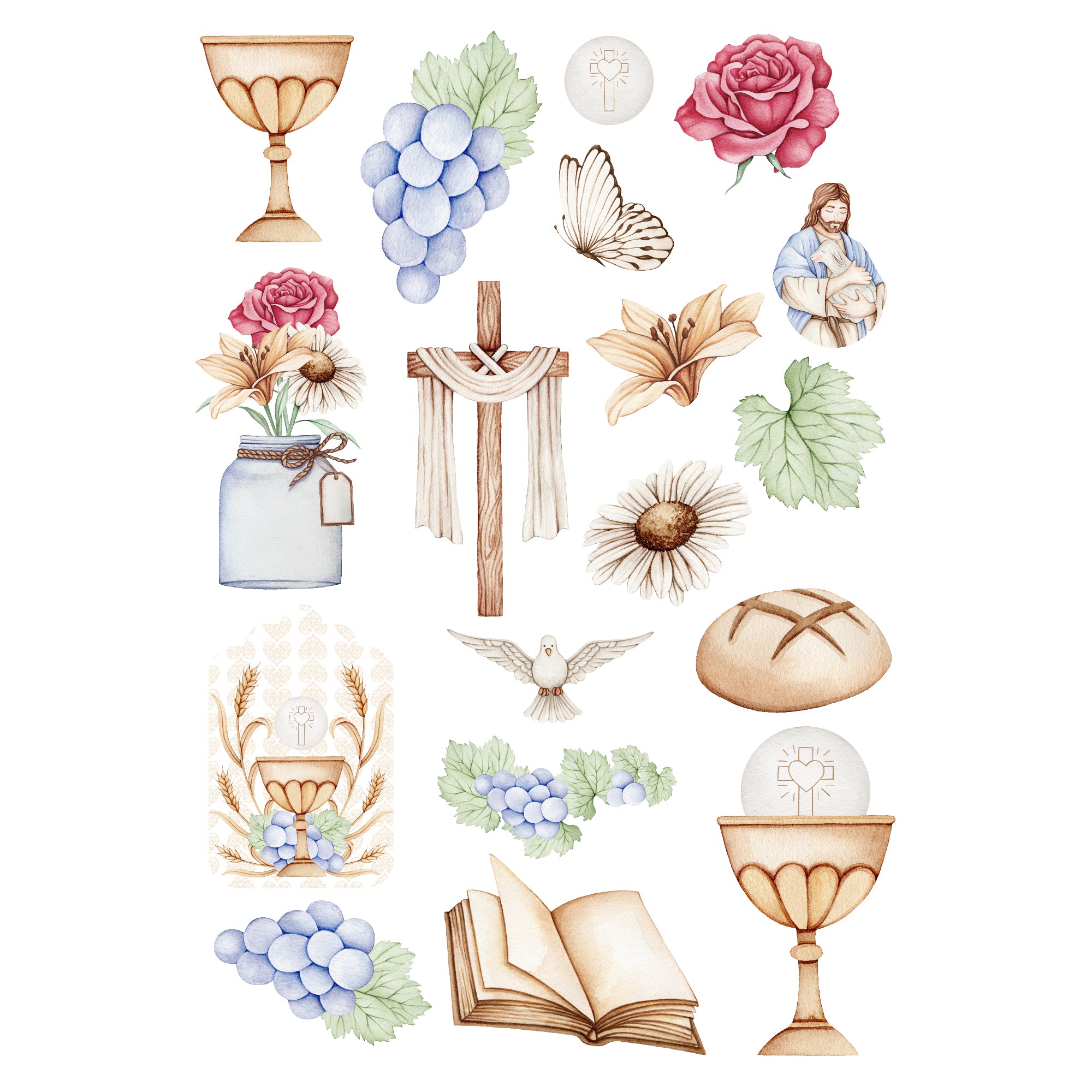 He Is Risen Collection Laser Cut Scrapbook Ephemera Embellishments by SSC Designs