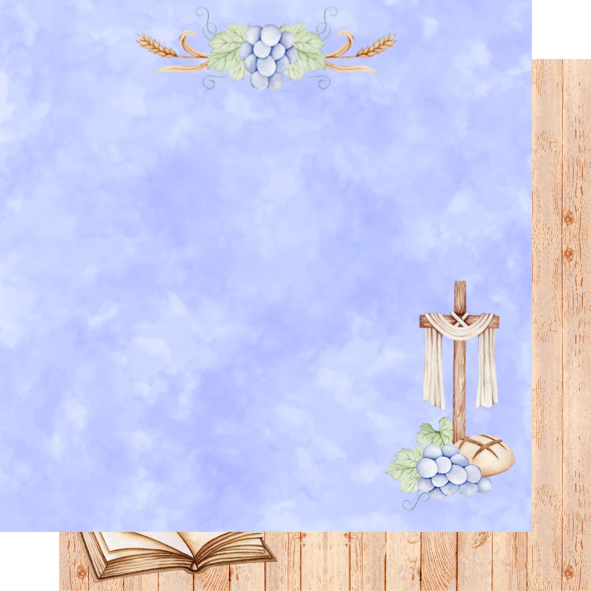 He Is Risen Collection He Is Risen 12 x 12 Double-Sided Scrapbook Paper by SSC Designs