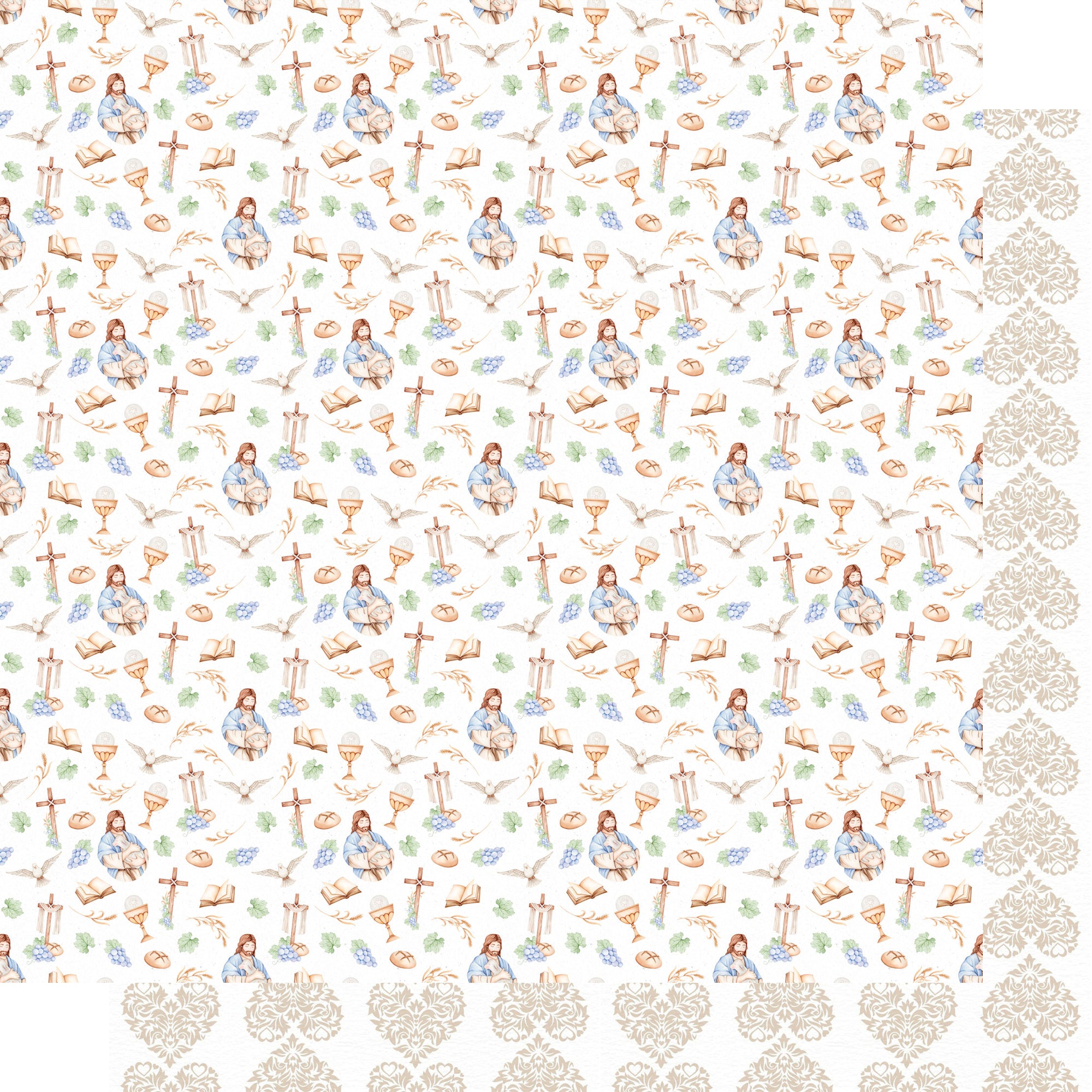 He Is Risen Collection Love 12 x 12 Double-Sided Scrapbook Paper by SSC Designs