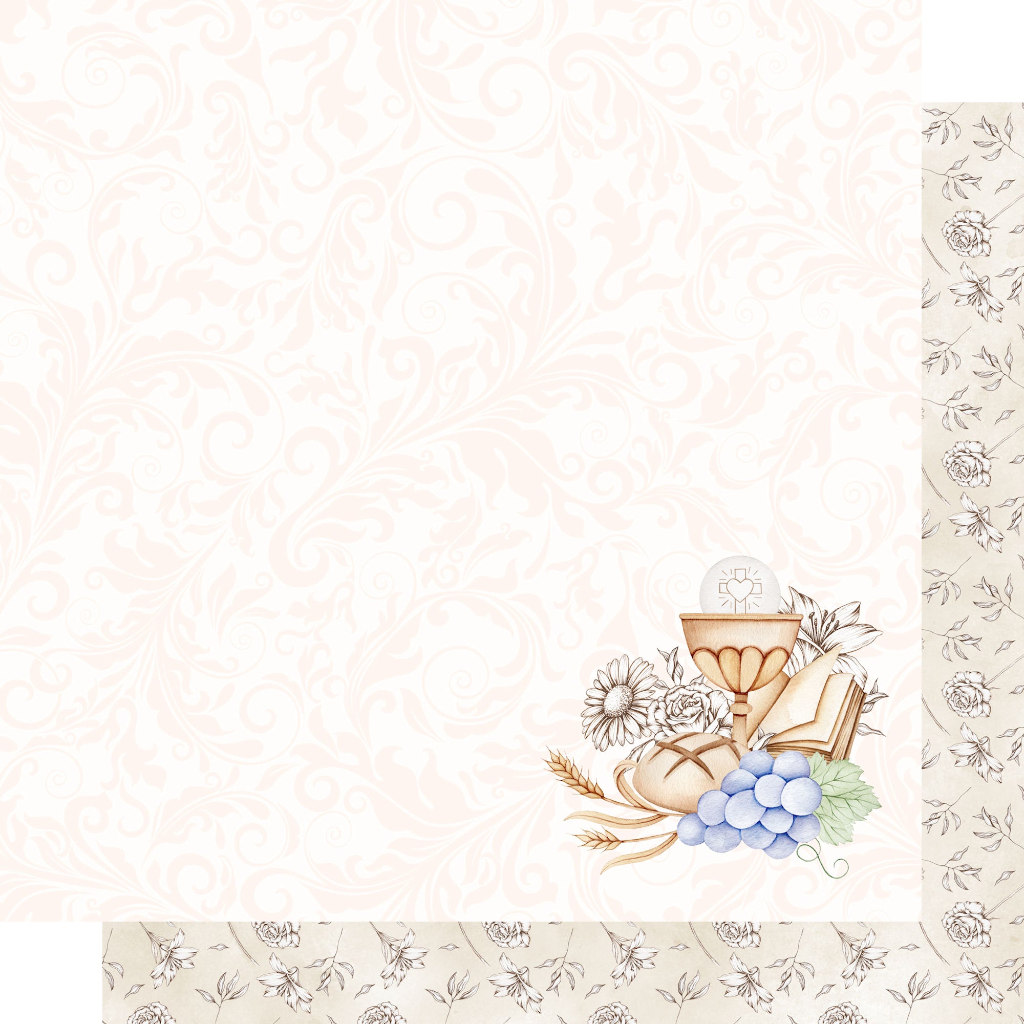 He Is Risen Collection Hope 12 x 12 Double-Sided Scrapbook Paper by SSC Designs