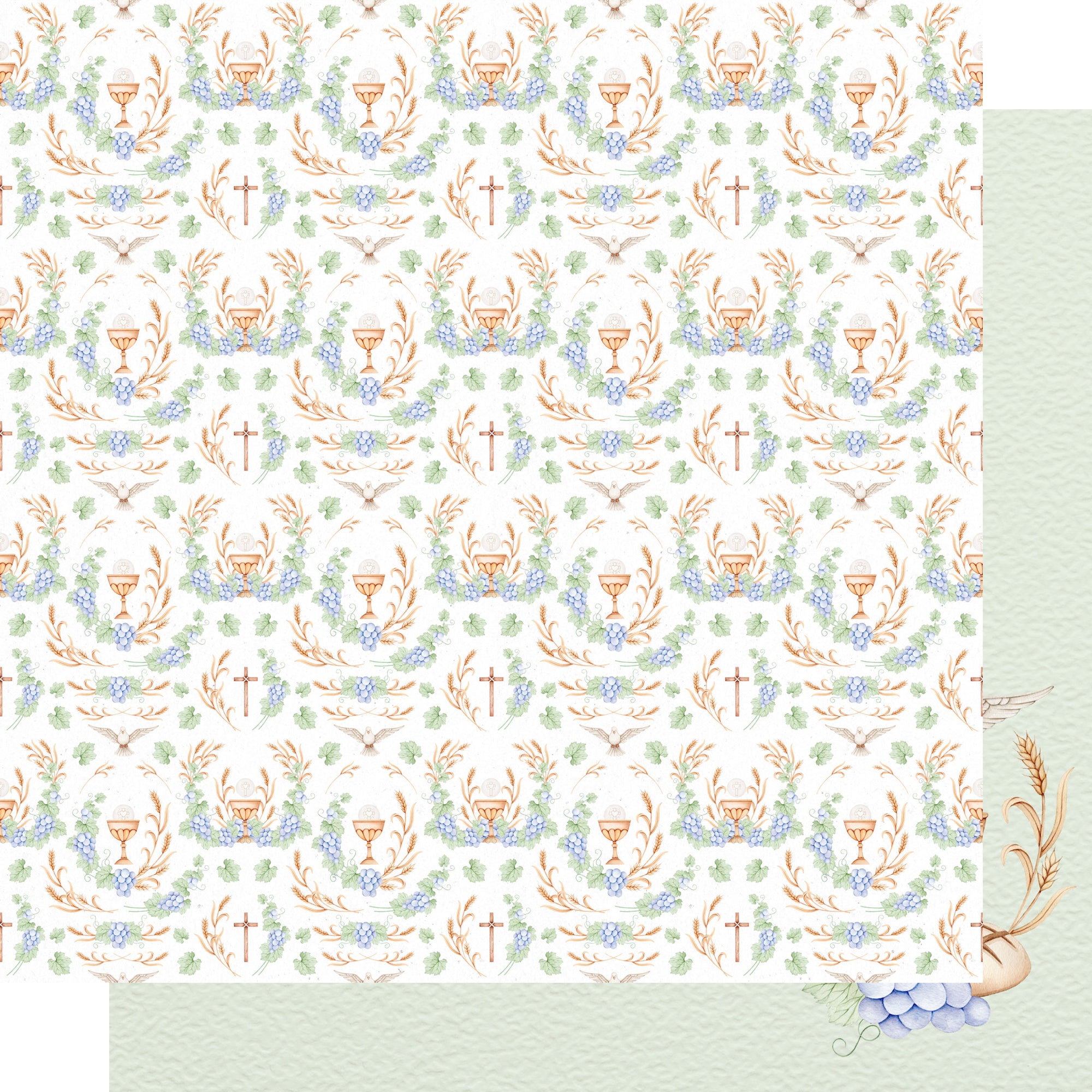 He Is Risen Collection Faith 12 x 12 Double-Sided Scrapbook Paper by SSC Designs