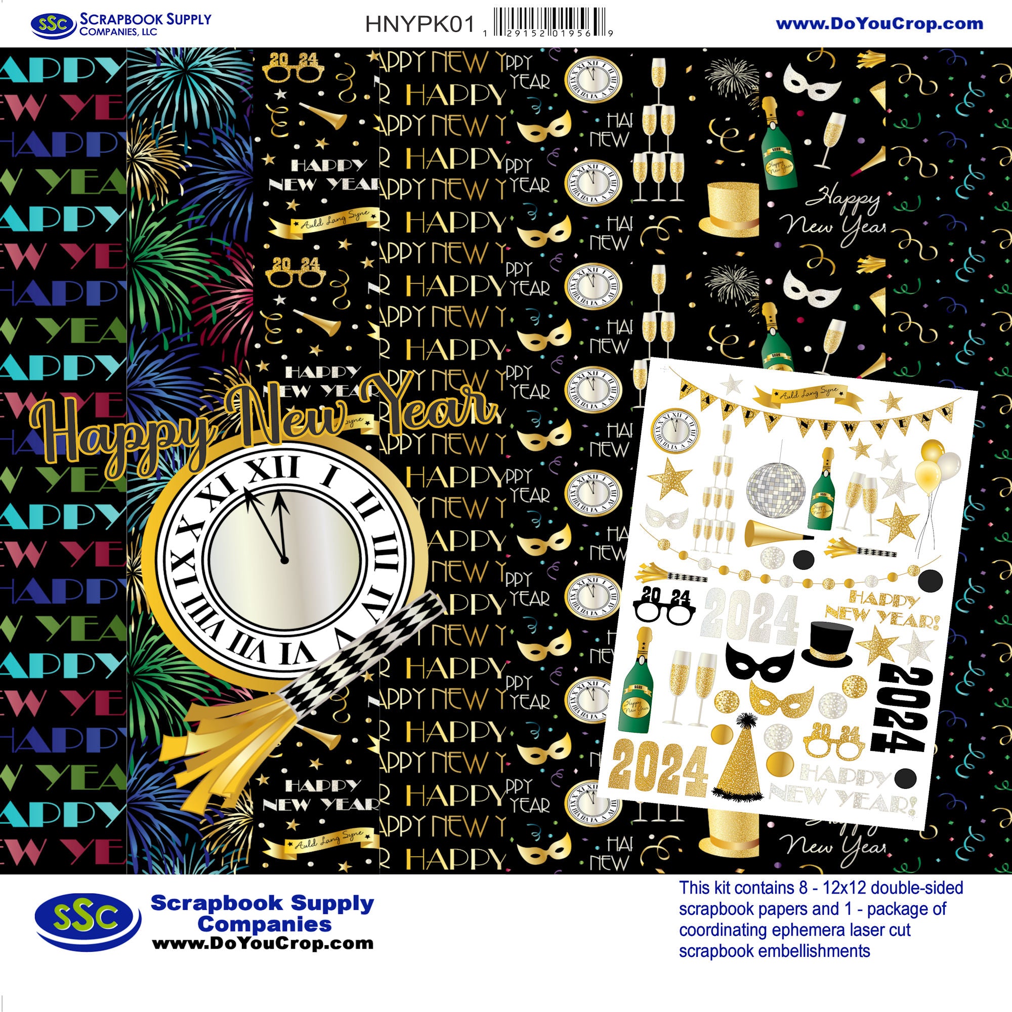 SSC Designs | Happy New Year Scrapbook Collection Kit
