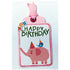 Happy Birthday Party Elephant Tag 3 x 5 Coordinating Scrapbook Tag Embellishment by SSC Designs