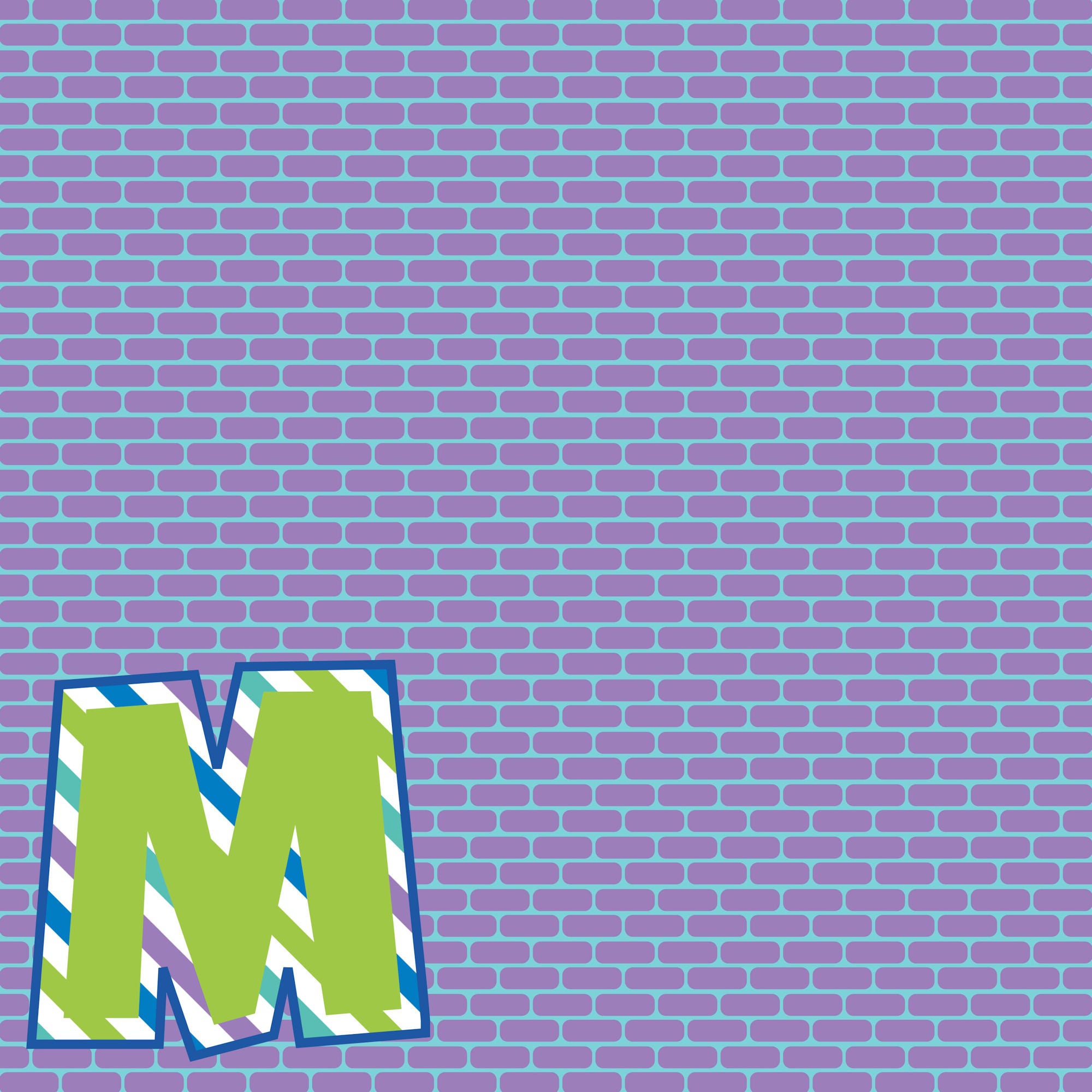 Inspired By Collection Monsters 12 x 12 Double-Sided Scrapbook Paper by SSC Designs