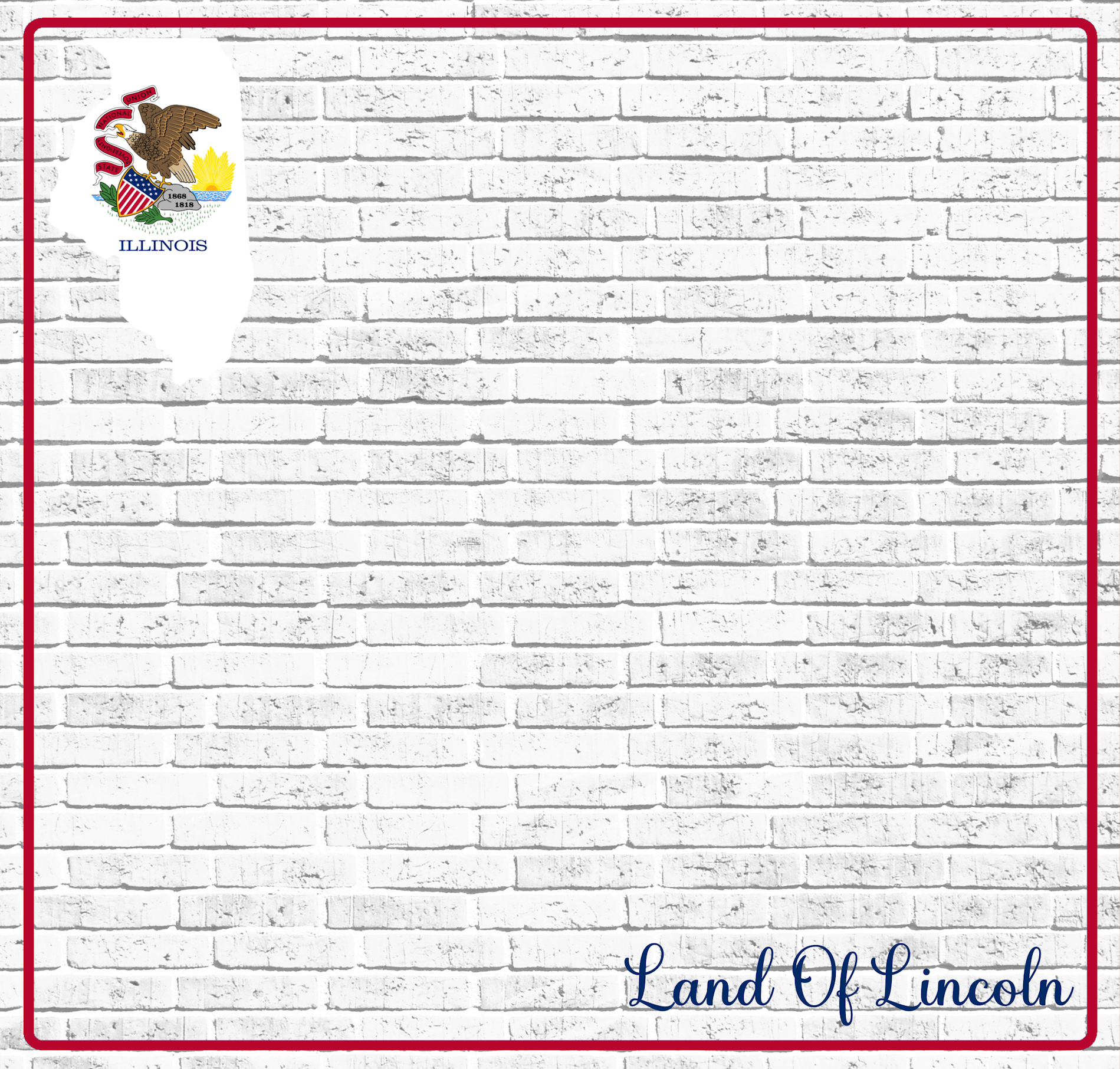 Fifty States Collection Illinois 12 x 12 Double-Sided Scrapbook Paper by SSC Designs