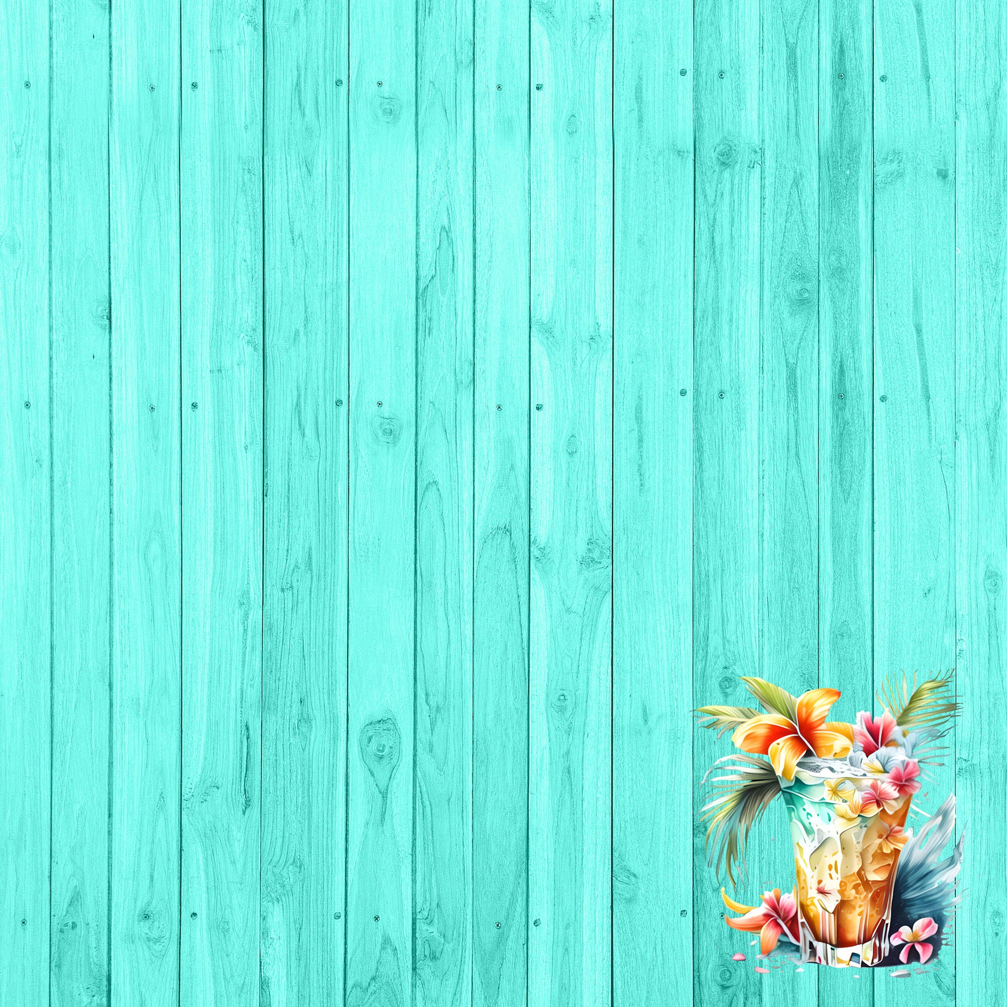 Island Life Collection Roatan 12 x 12 Double-Sided Scrapbook Paper by SSC Designs