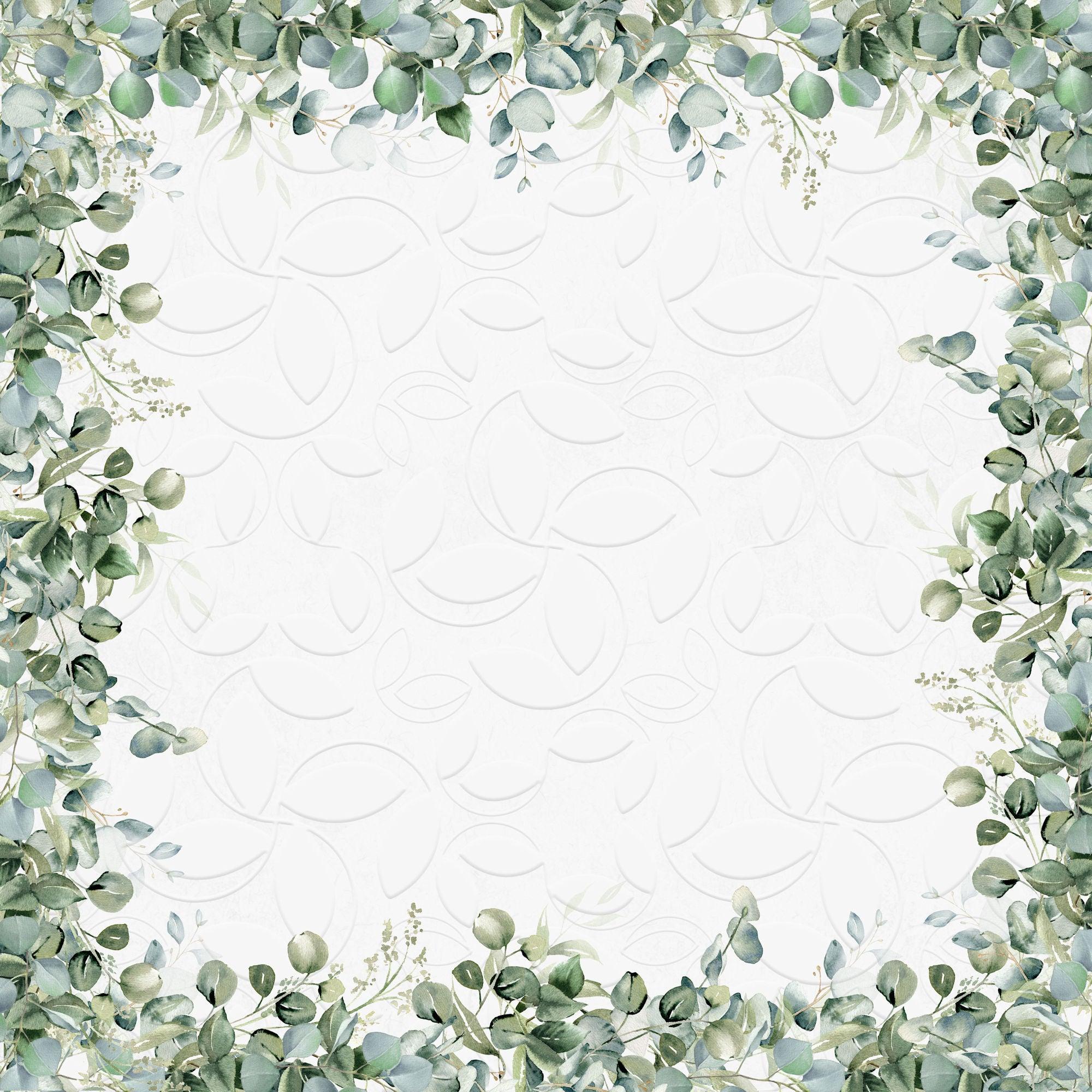Love Always Collection White Wedding 12 x 12 Double-Sided Scrapbook Paper by SSC Designs - Scrapbook Supply Companies