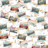 Let's Take the Trip Collection Mailing Postcards 12 x 12 Double-Sided Scrapbook Paper by Echo Park Paper
