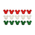 Disney Dress It Up Collection Christmas Mickey Heads Scrapbook Buttons by Jesse James Buttons
