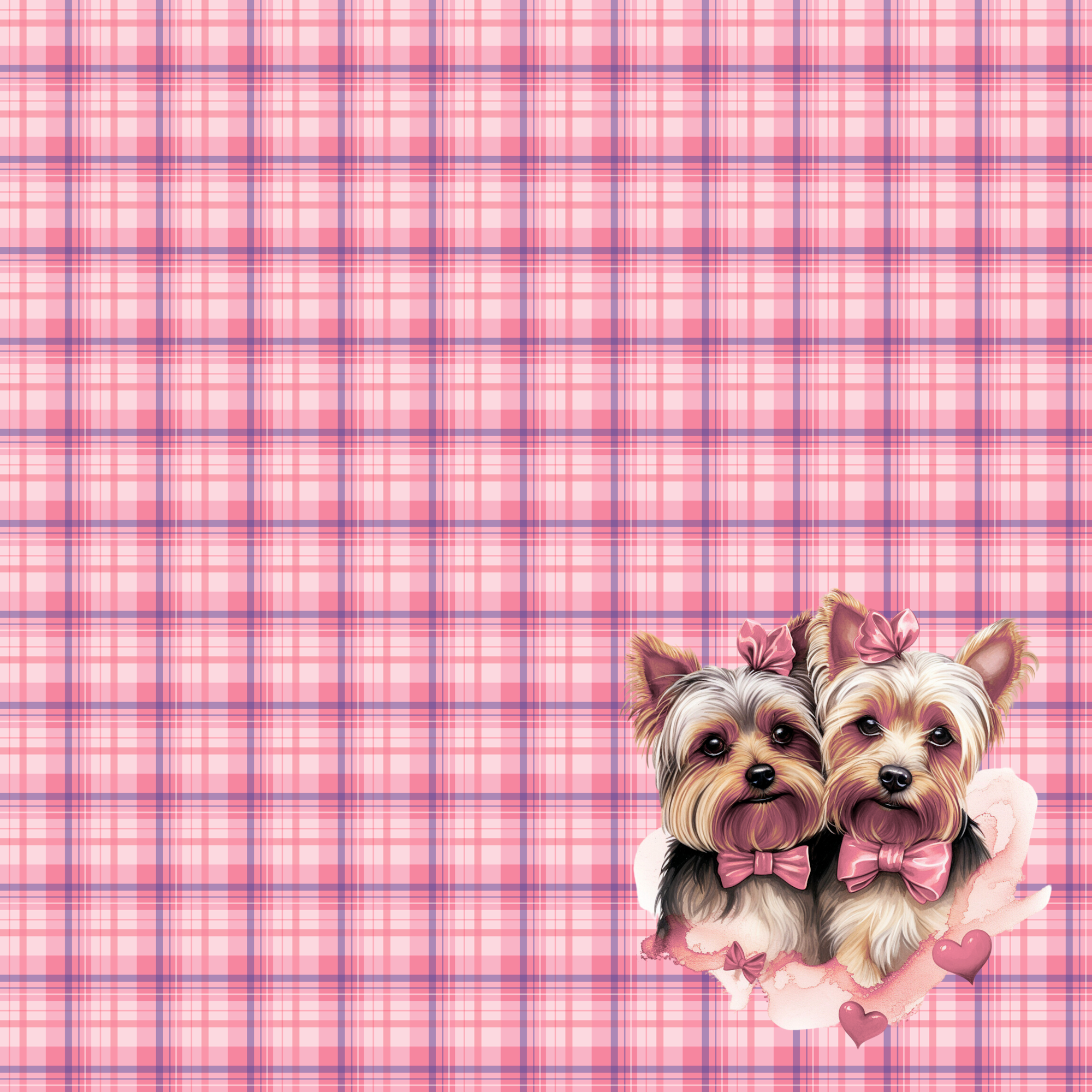 My Punny Valentine Collection You Had Me At Woof 12 x 12 Double-Sided Scrapbook Paper by SSC Designs