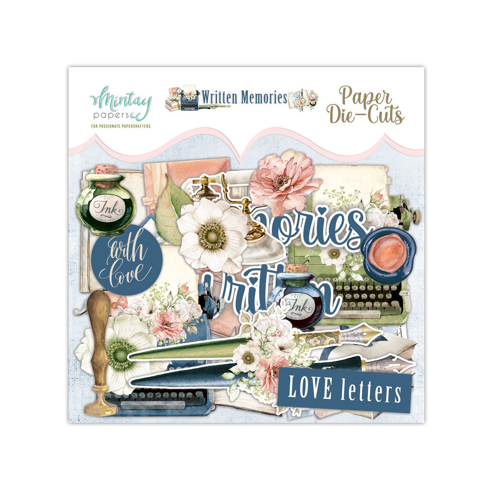 Written Memories Collection Scrapbook Ephemera by Mintay Papers