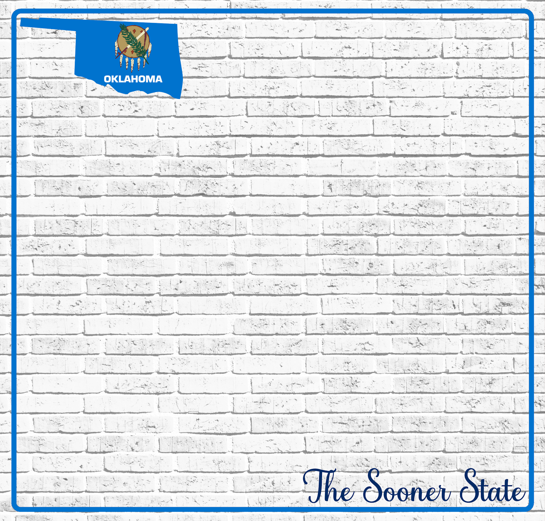 Fifty States Collection Oklahoma 12 x 12 Double-Sided Scrapbook Paper by SSC Designs