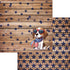 Patriotic Pups Collection Beagle 12 x 12 Double-Sided Scrapbook Paper by SSC Designs