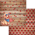 Patriotic Pups Collection Golden Retriever 12 x 12 Double-Sided Scrapbook Paper by SSC Designs
