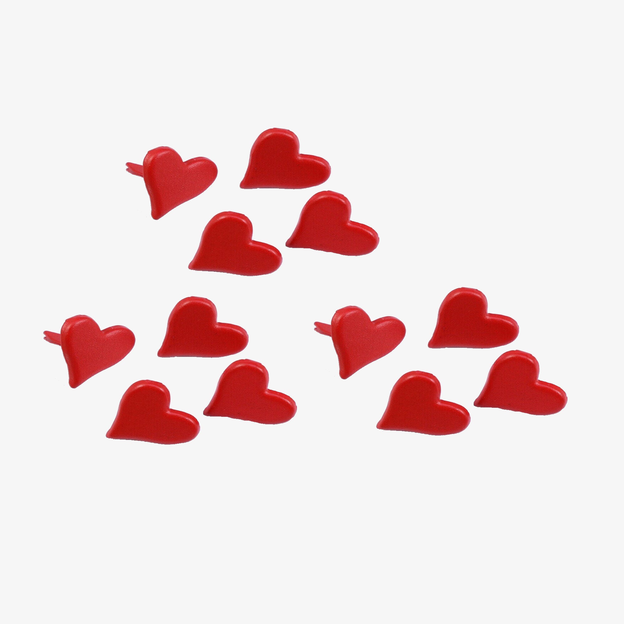 Red Heart Brads by SSC Designs - 12 Brads
