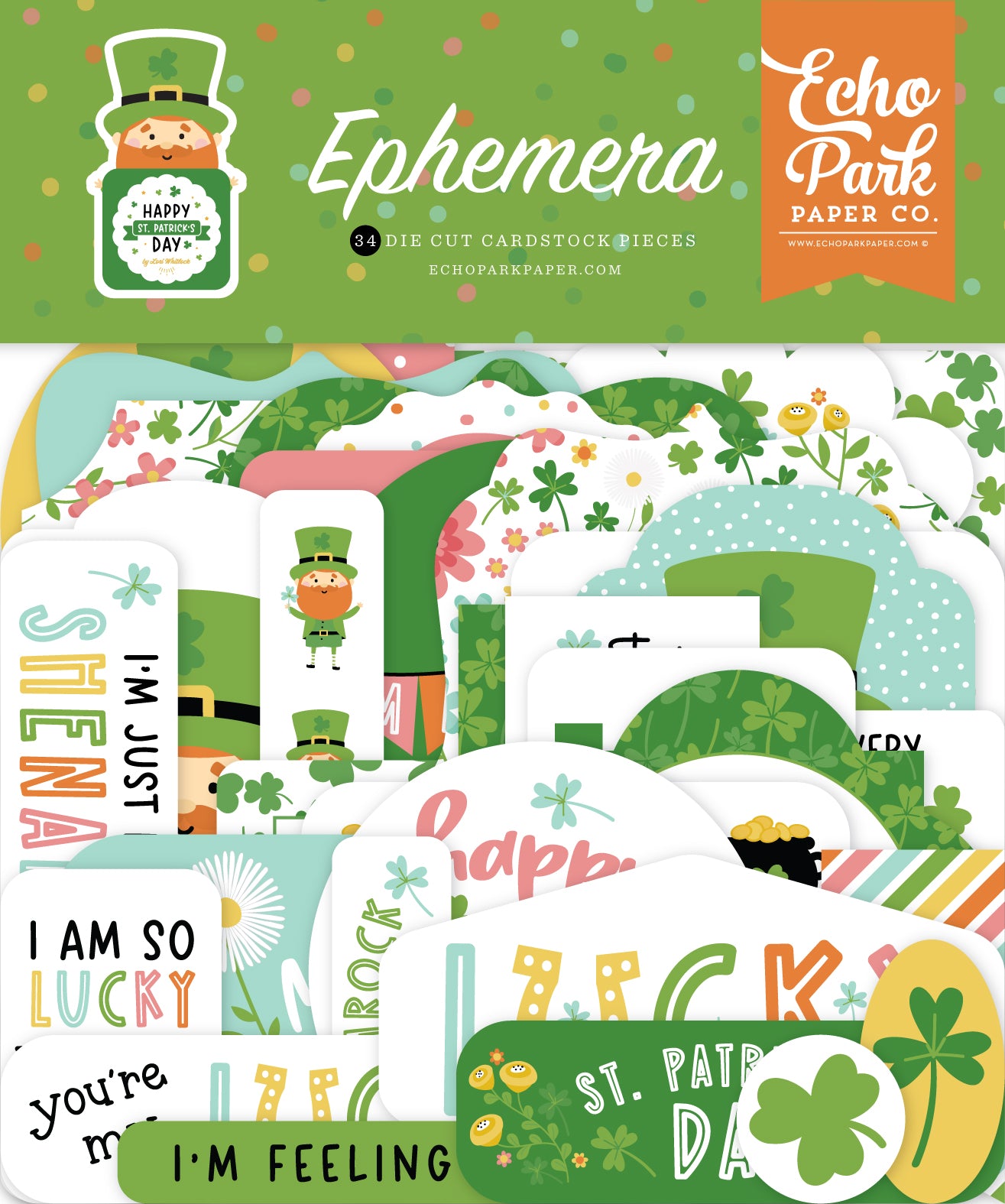 Echo Park - Happy St Patrick's Day Collection - 12 x 12 Paper Pack
