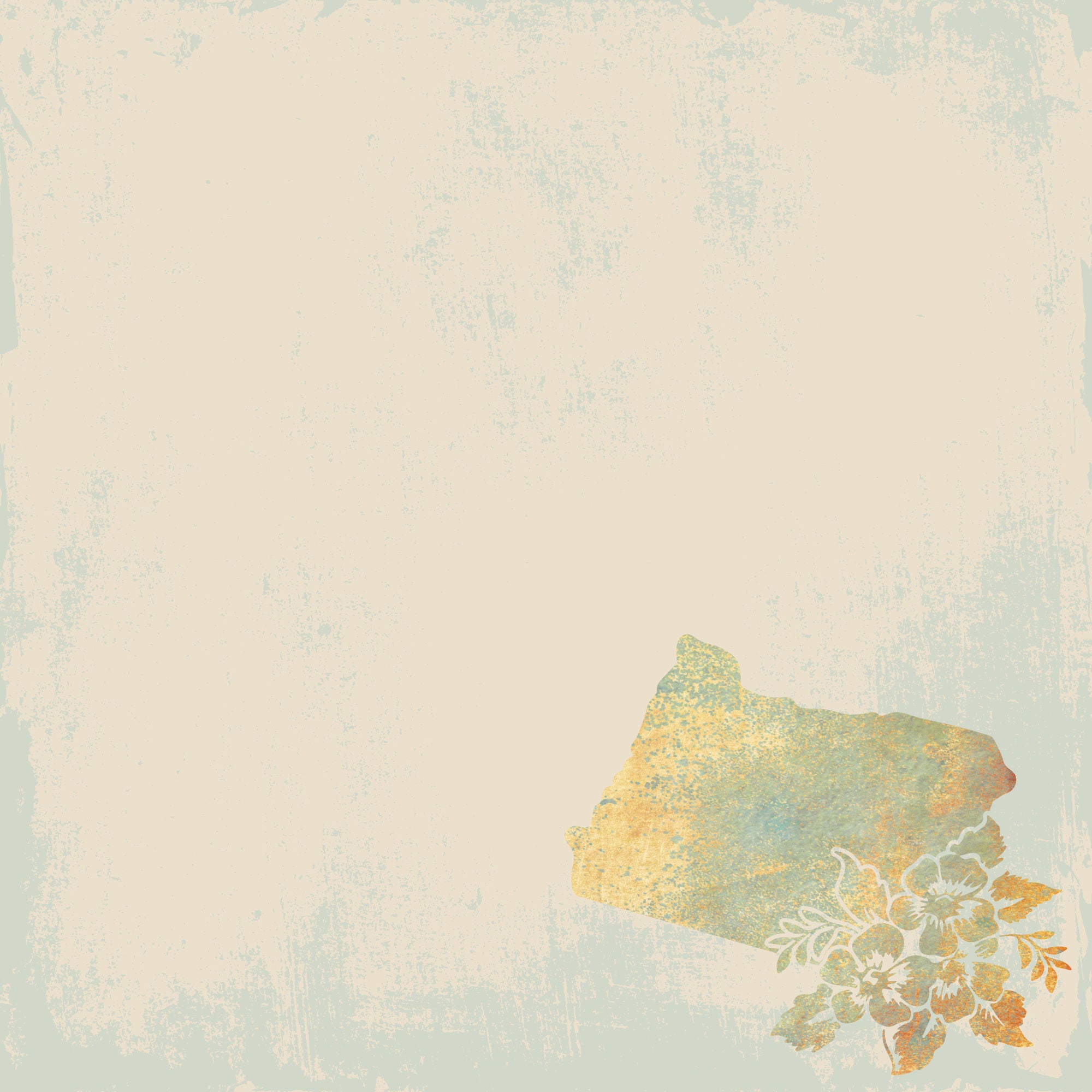 State Plates Collection Oregon 12 x 12 Double-Sided Scrapbook Paper by SSC Designs