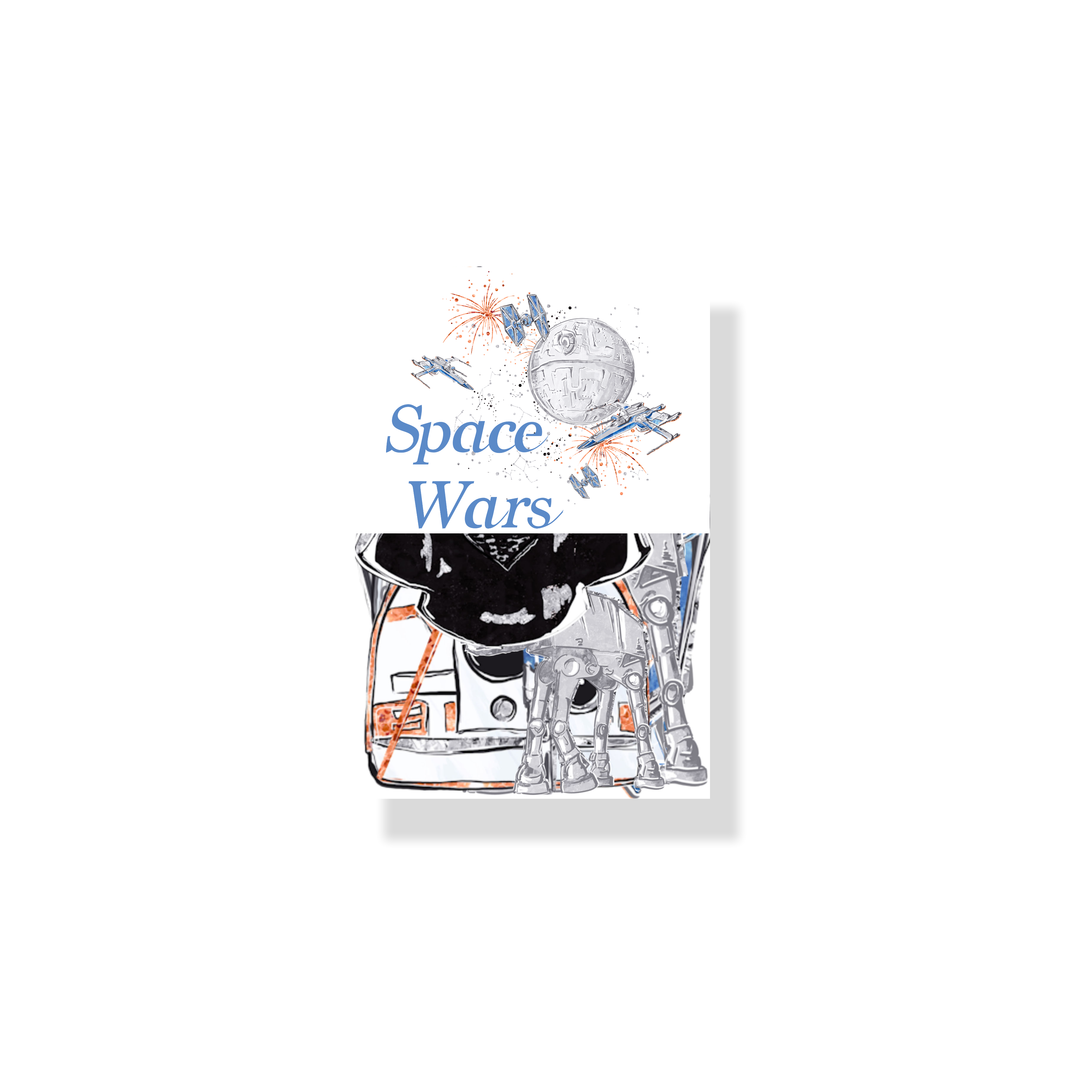 Space Wars Collection Laser Cut Ephemera Scrapbook Embellishments by SSC Designs