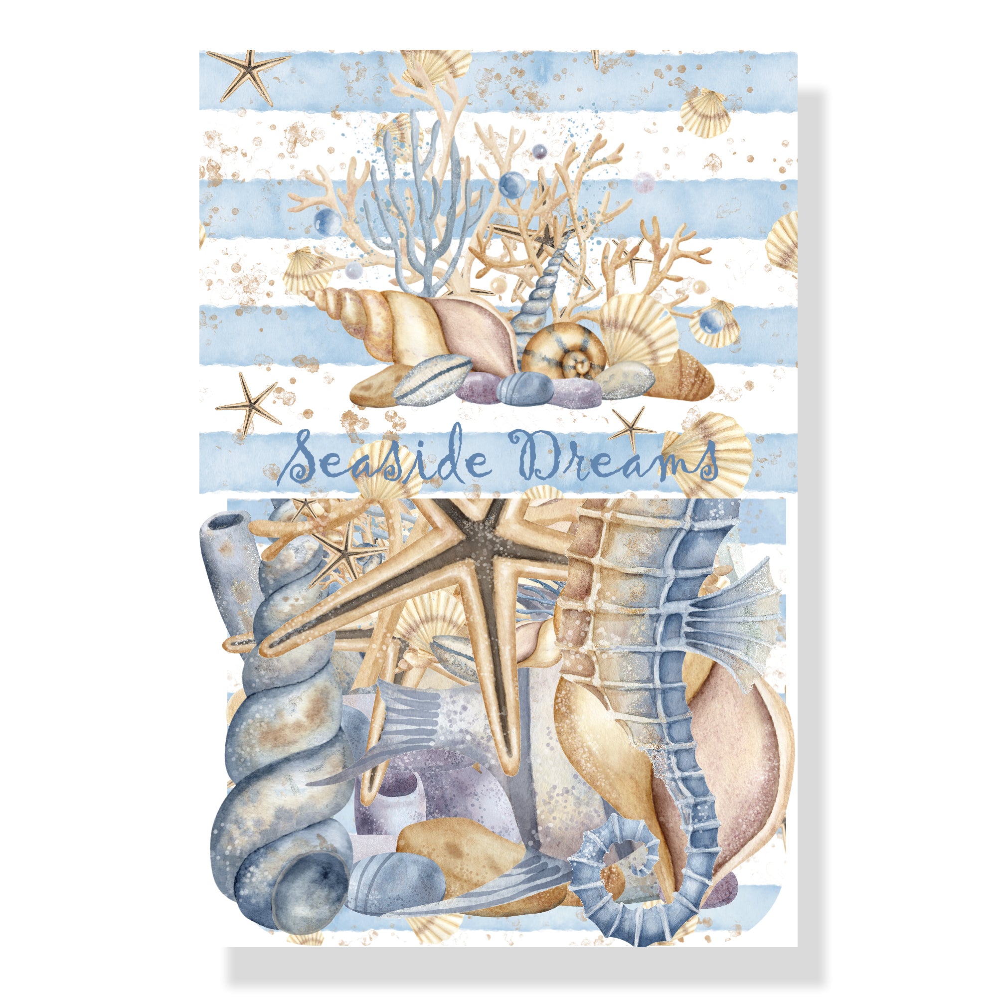 Seaside Dreams Collection Laser Cut Scrapbook Ephemera Embellishments by SSC Designs