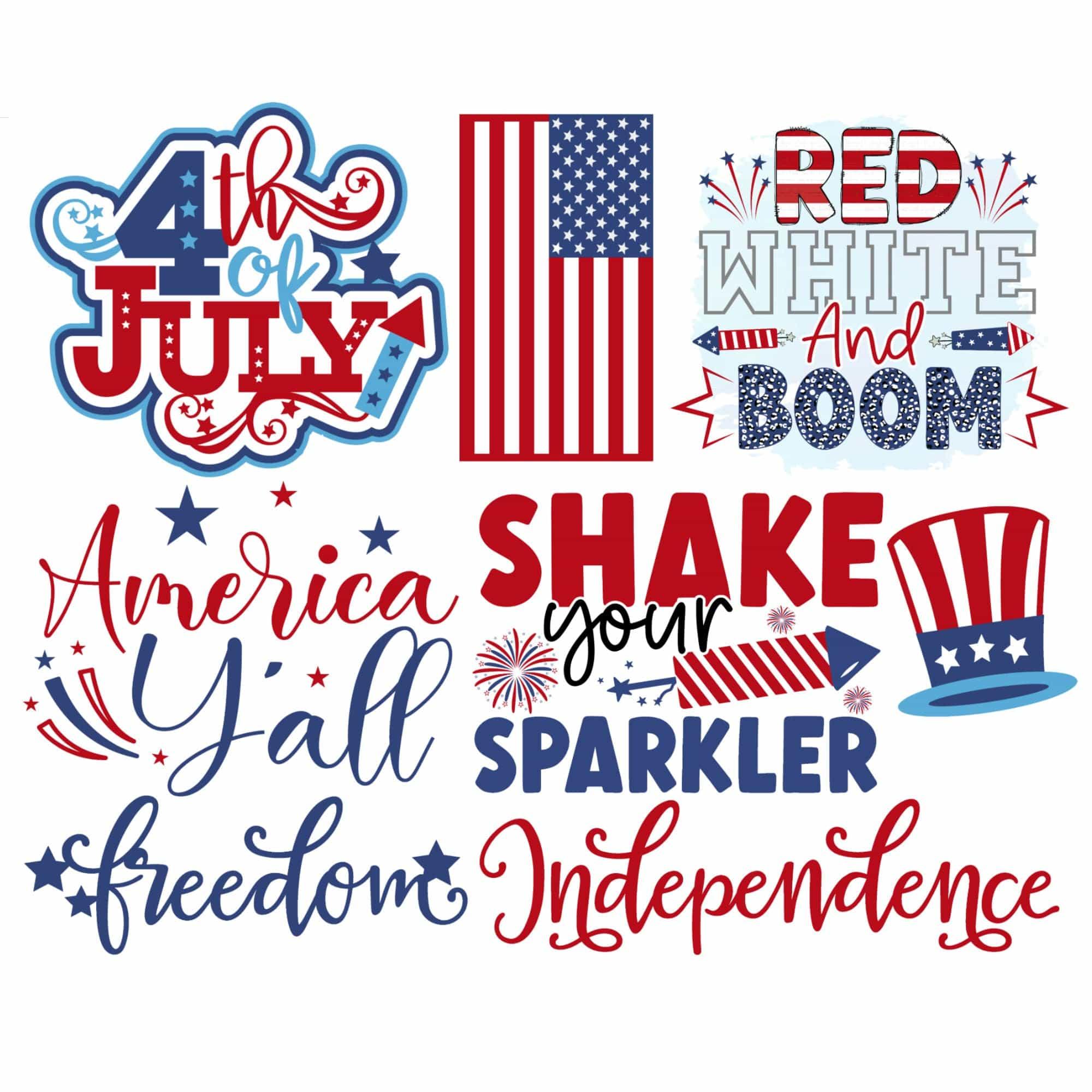 Star Spangled Spurs Collection Laser Cut Ephemera Embellishments by SSC Designs - Scrapbook Supply Companies