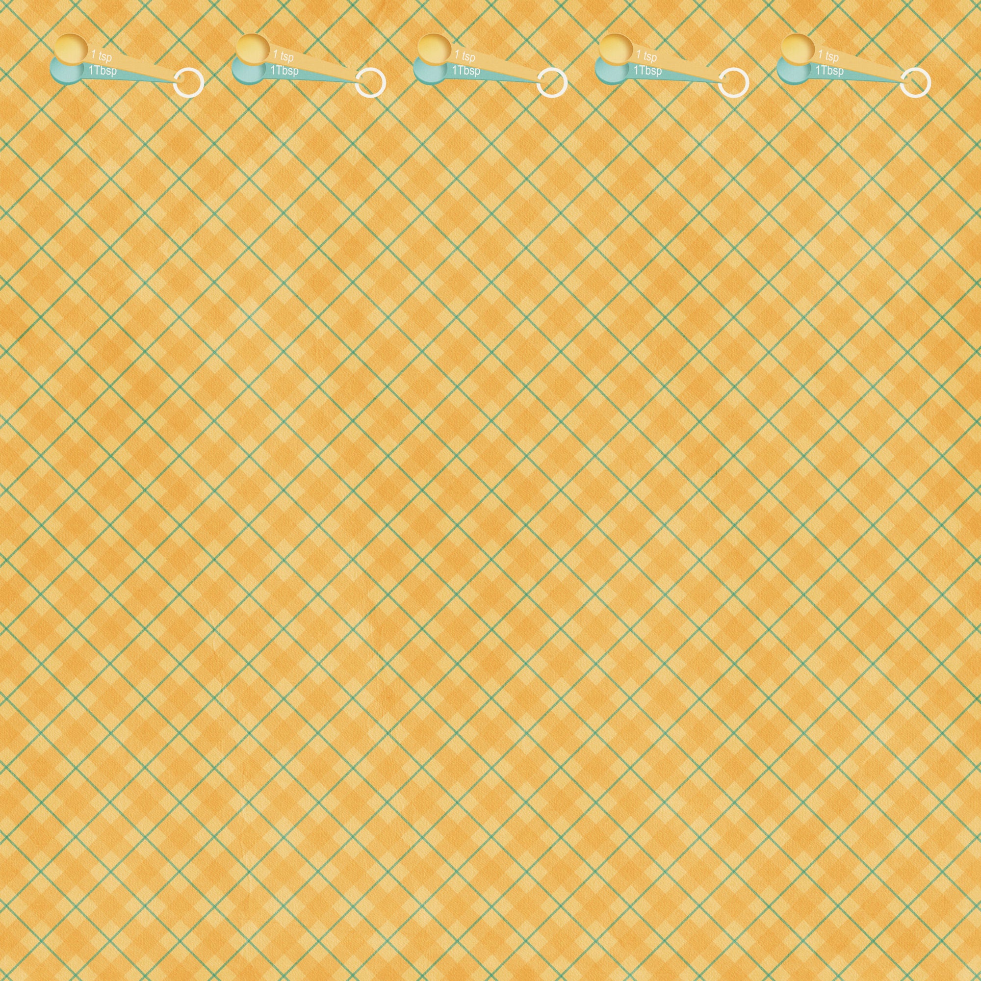 Stir It Up Collection Measure Twice 12 x 12 Double-Sided Scrapbook Paper by SSC Designs