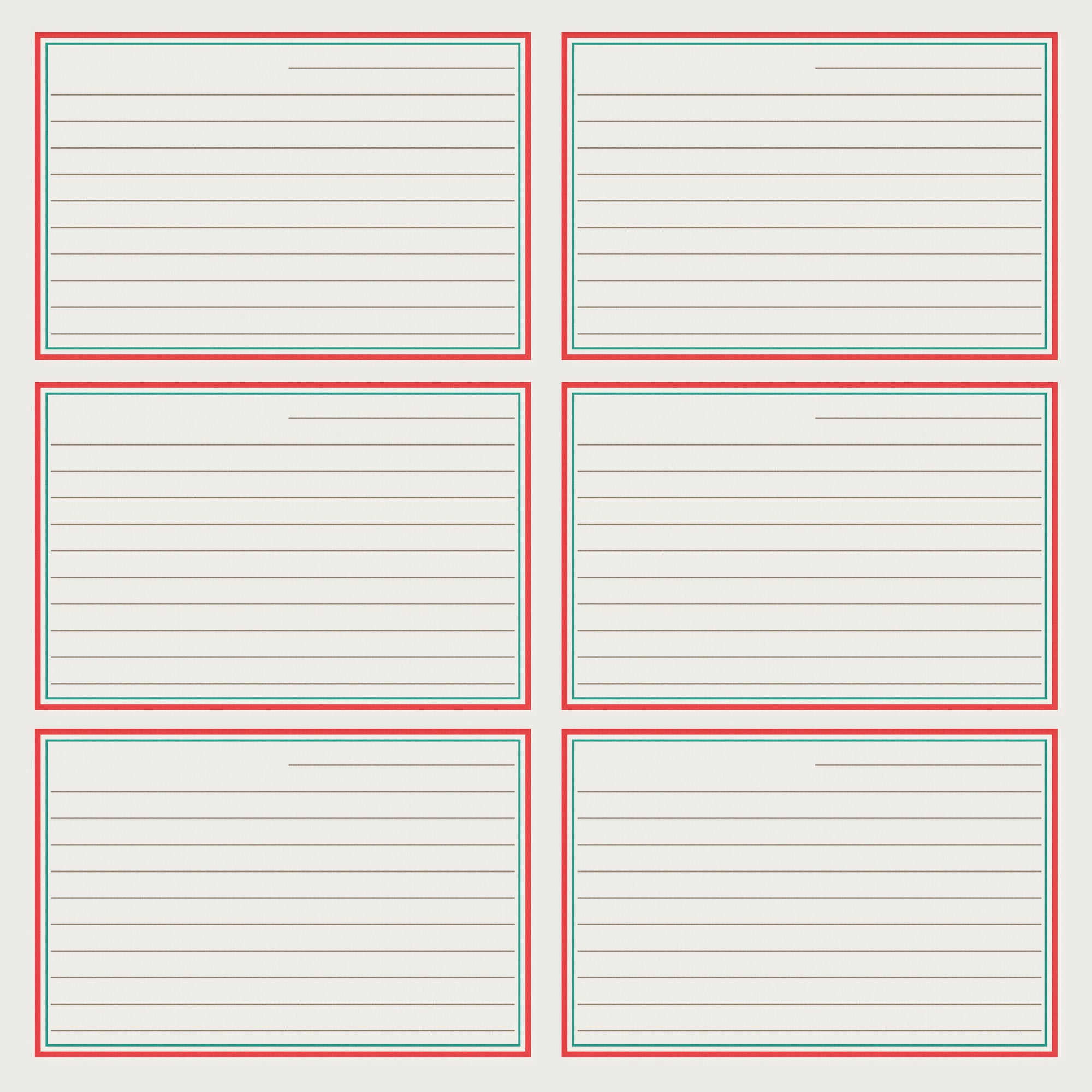 Stir It Up Collection Recipe Cards 12 x 12 Double-Sided Scrapbook Paper by SSC Designs